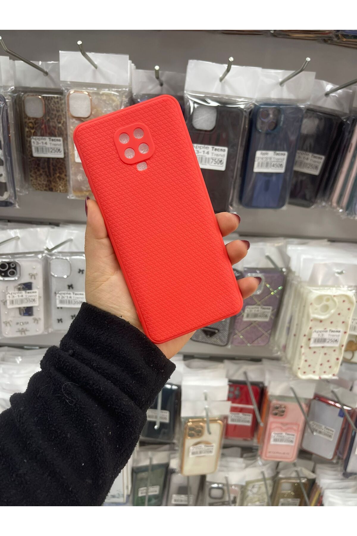 TECNOTREND Redmi Note 9 Pro/ Note 9s Uyumlu çizgili silikon kılıf