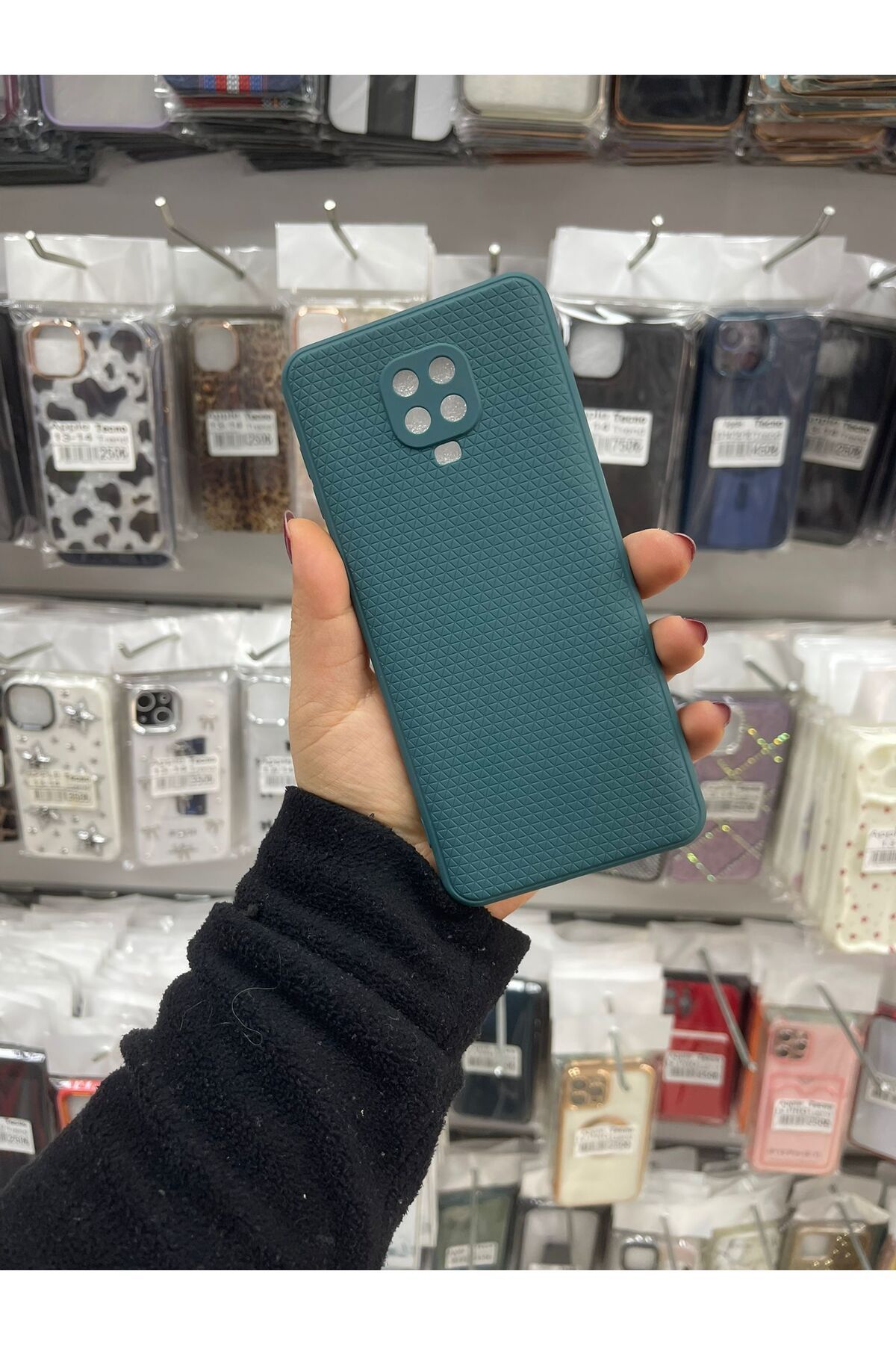 TECNOTREND Redmi Note 9 Pro/ Note 9s Uyumlu çizgili silikon kılıf