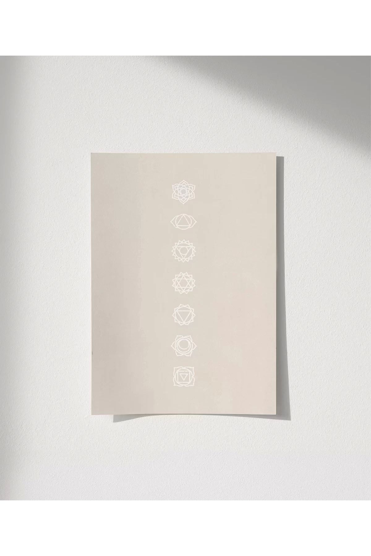 VOGLOO Çerçevesiz Poster Enerji Merkezleri
