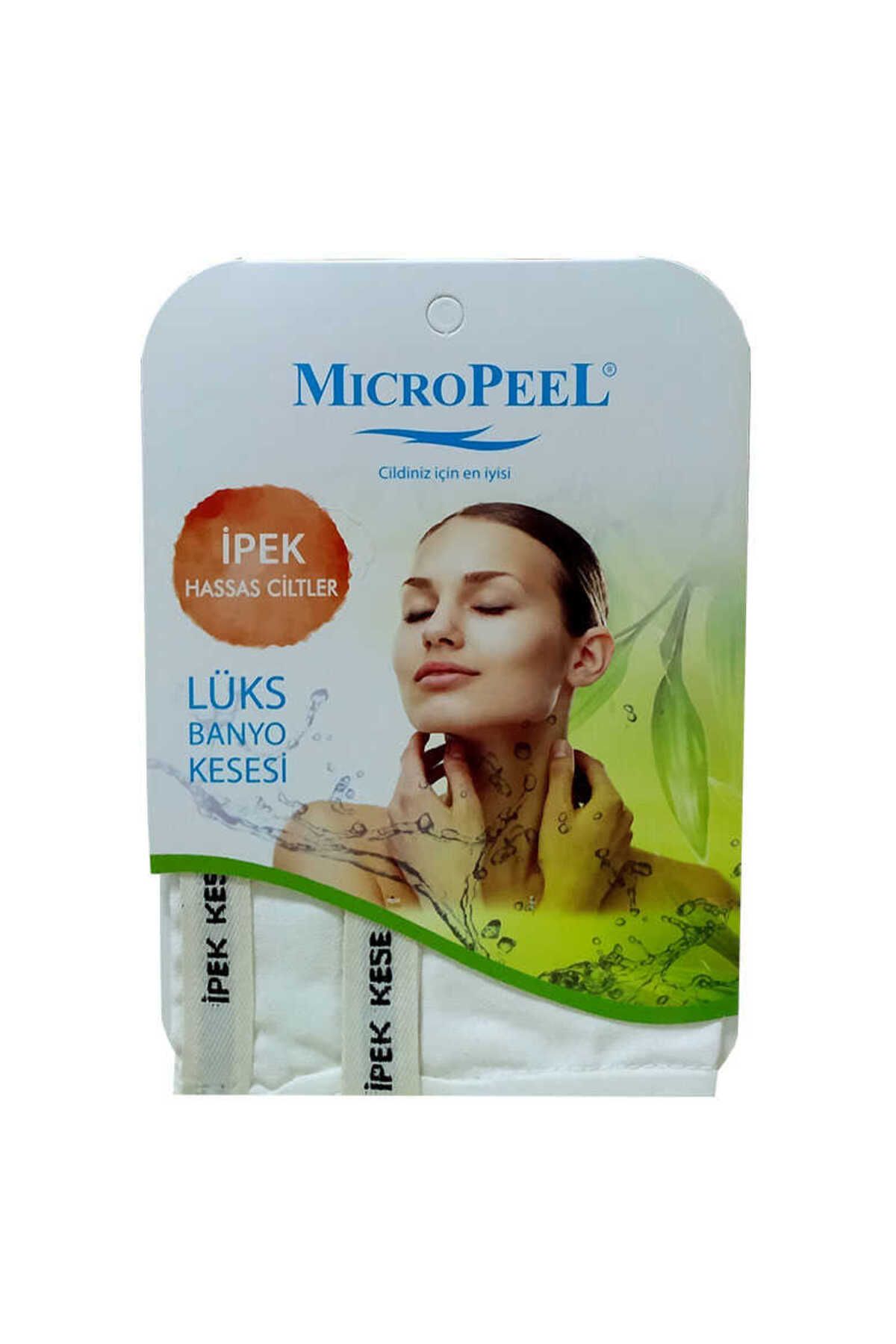 swilex İpek Hassas Cilt İçin Banyo Kesesi Beyaz 16X25