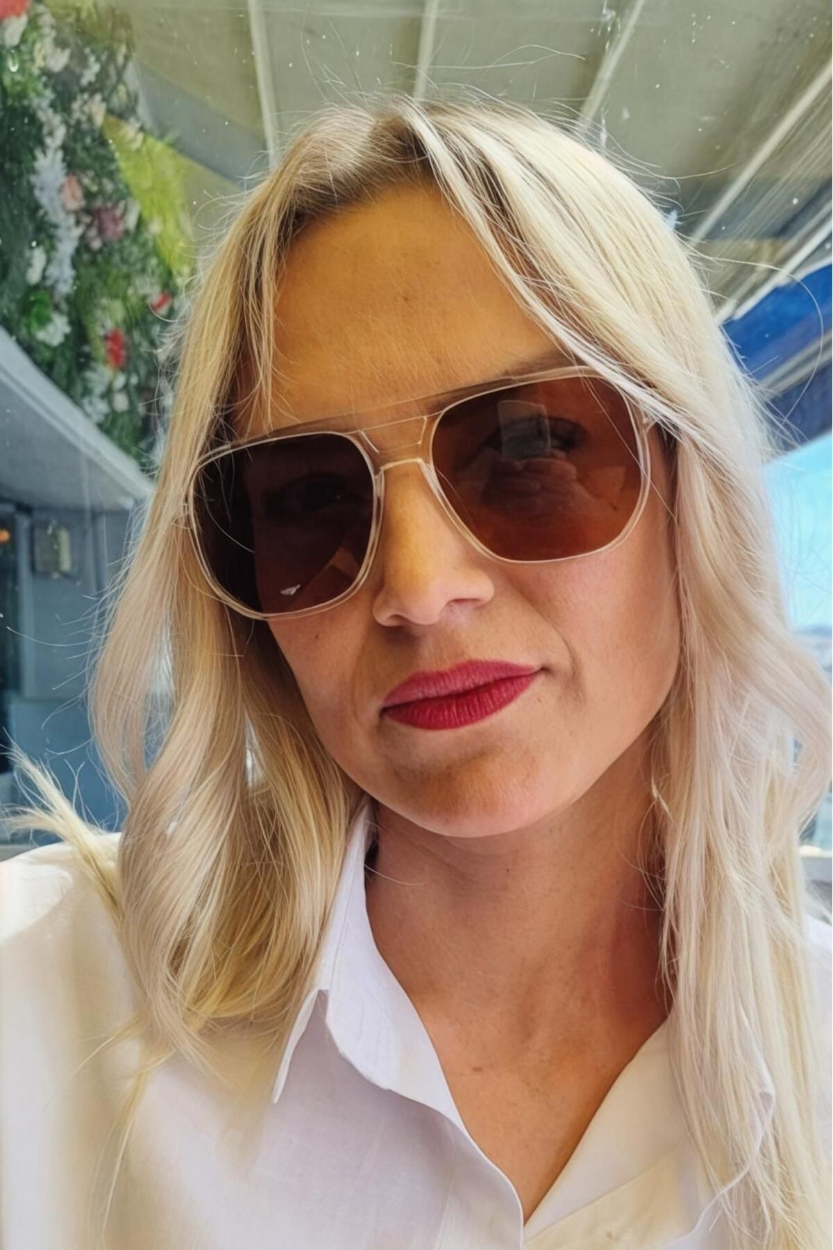 Uniquetrenders Unisex Fancy Vintage Kare Model Güneş Gözlüğü