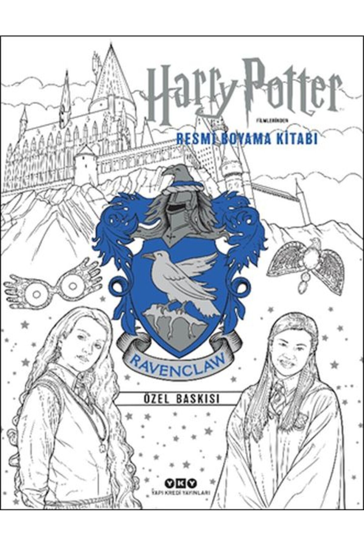Destek Yayınları Harry Potter Filmlerinden Resmi Boyama Kitabı Ravenclaw Özel Baskısı