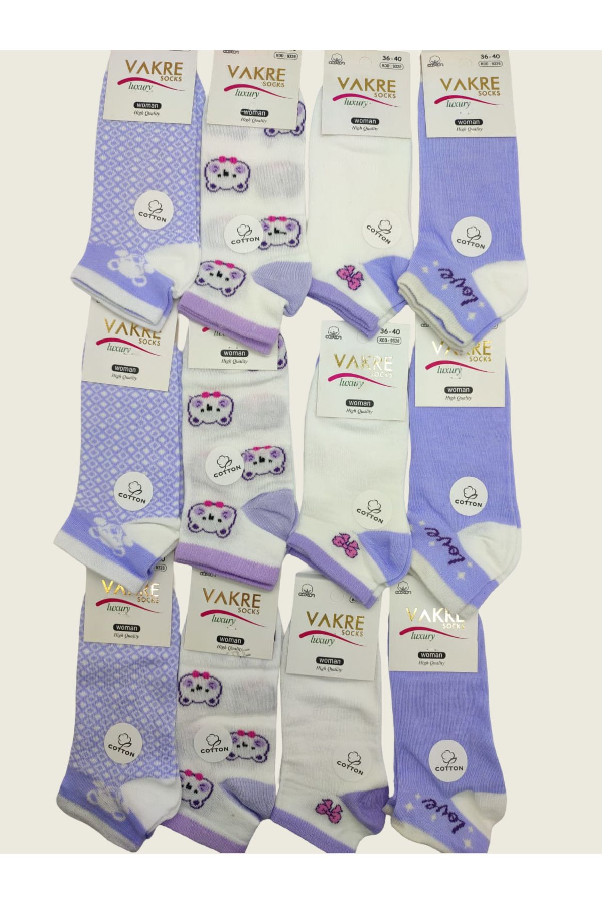 BEYAZTOPTAN %100 COTTON KADIN 12'Lİ RENKLİ PATİK EKONOMİK PAKET KISA SPOR SNEAKERS ÇORAP