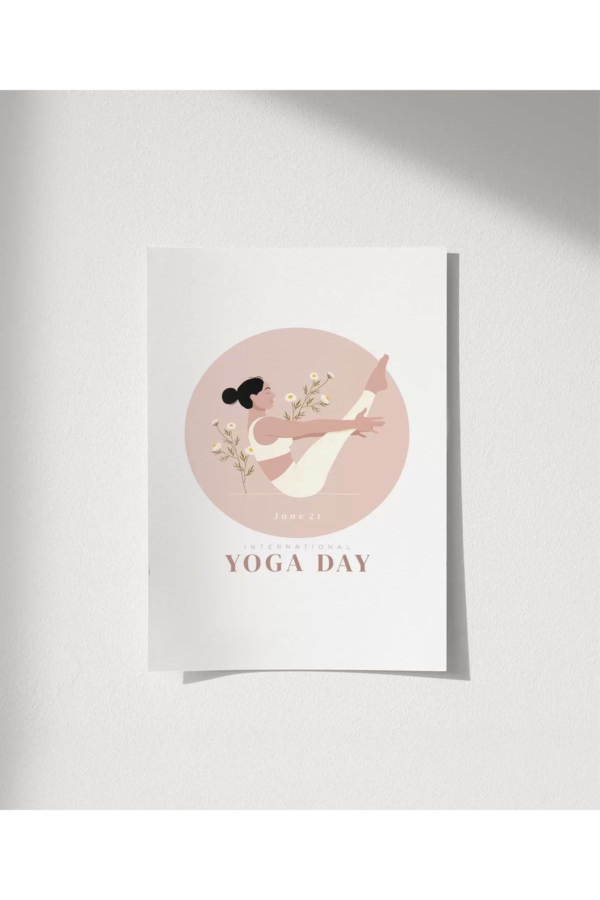 VOGLOO Çerçevesiz Poster Huzur Pozu
