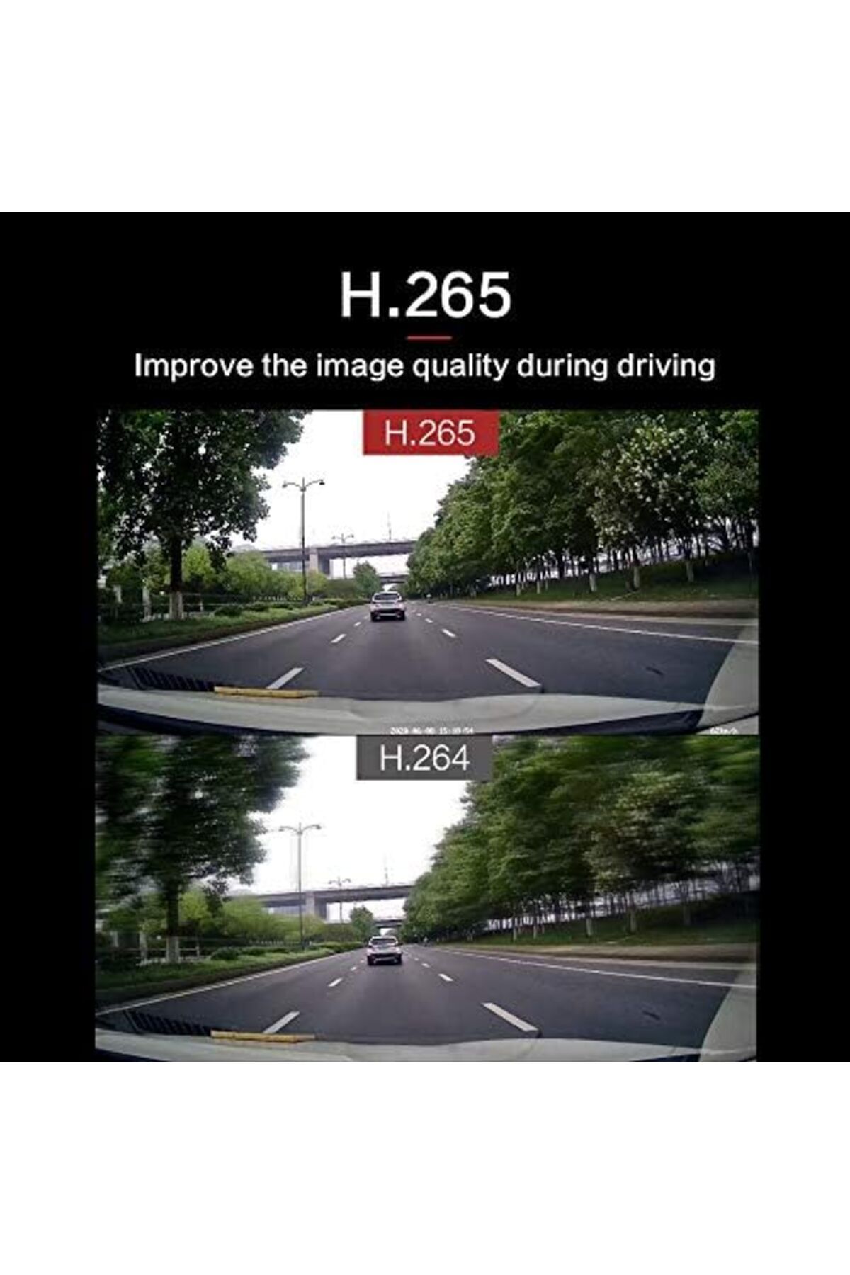 Hikvision-Hikvision Car Dashboard Camera 1600P30 Wide Angle 130° with G Sensor, Wi-Fi, WDR, Loop Recording 7