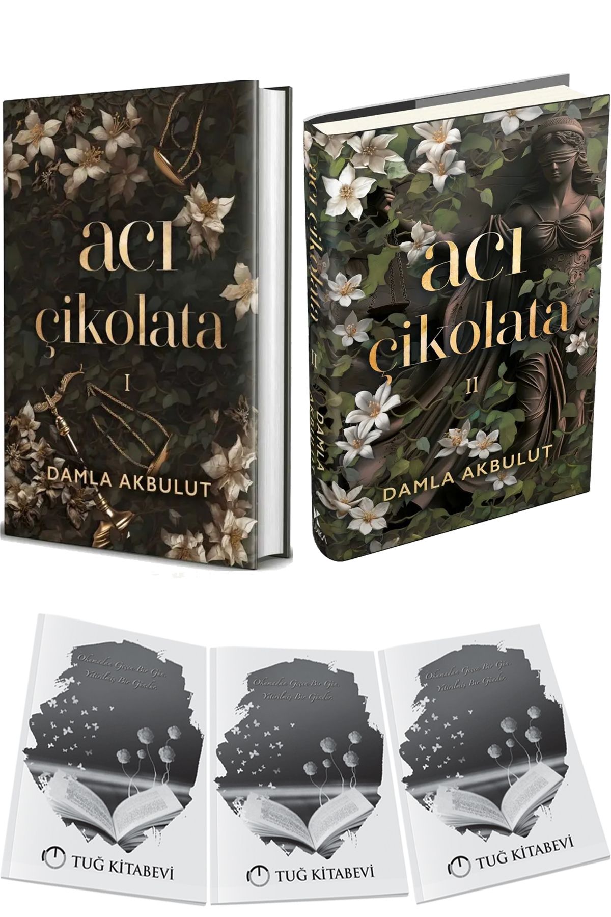 Pukka yayınları Acı Çikolata Ciltli 2li Set Damla Akbulut + Hediyeli
