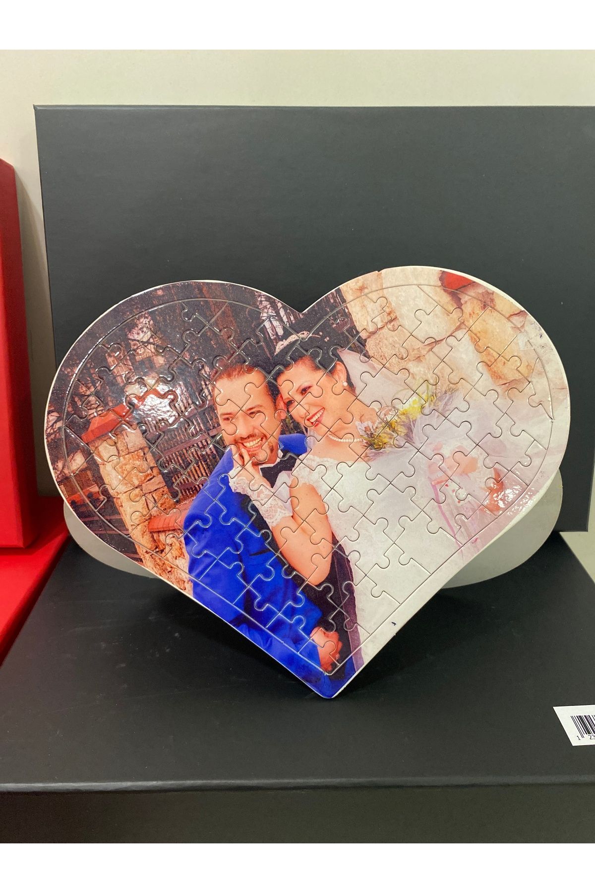 ABAYS Kişiye Özel Kalpli Puzzle