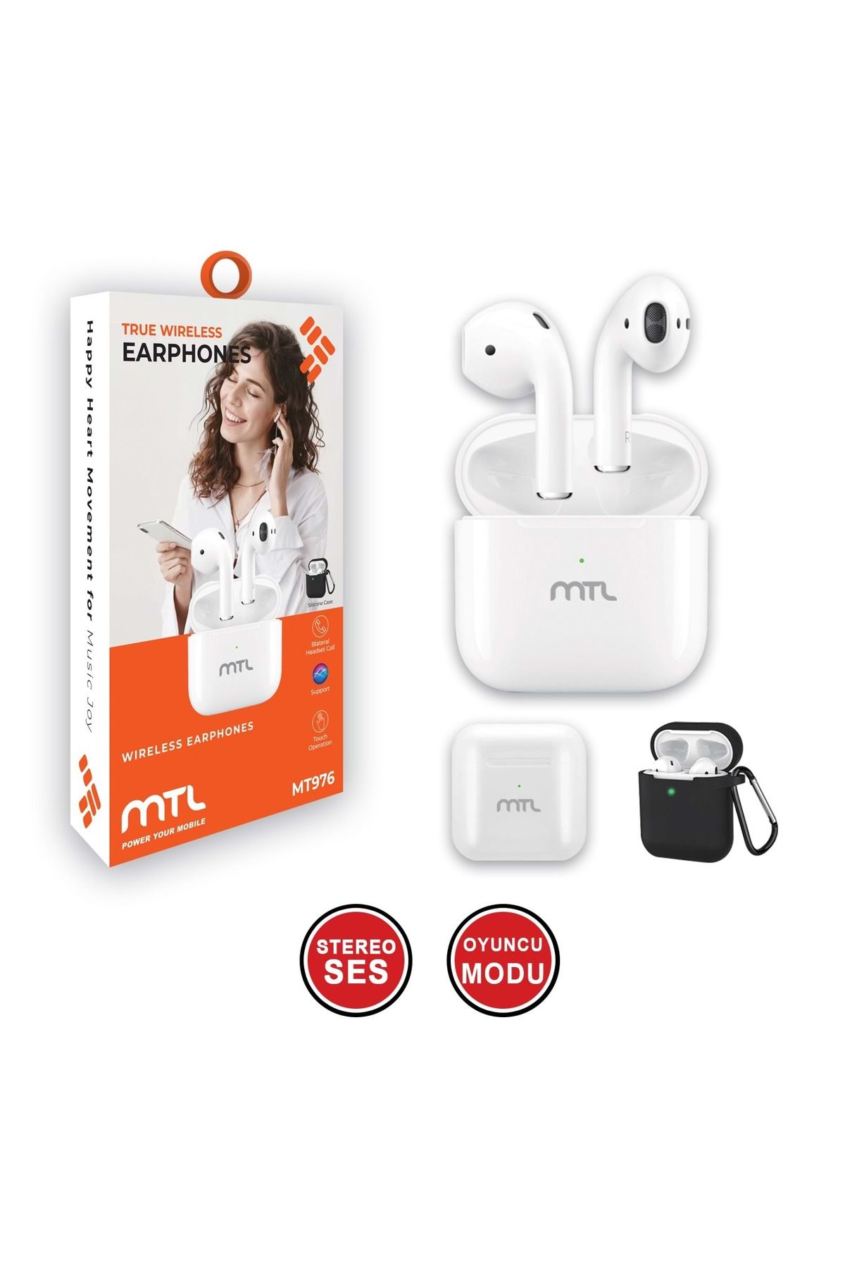 shop Kablosuz Bluetooth Kulaklık Kılıf Hediyeli
