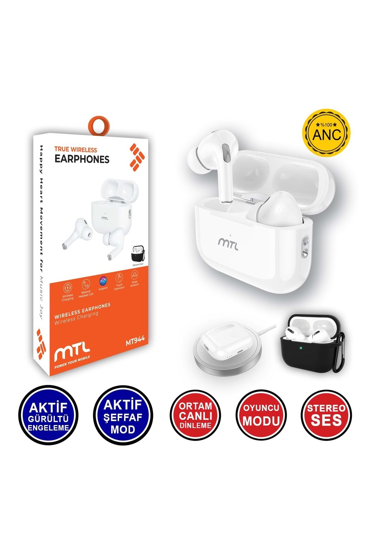 shop Kablosuz ANC TWS Bluetooth Kulaklık