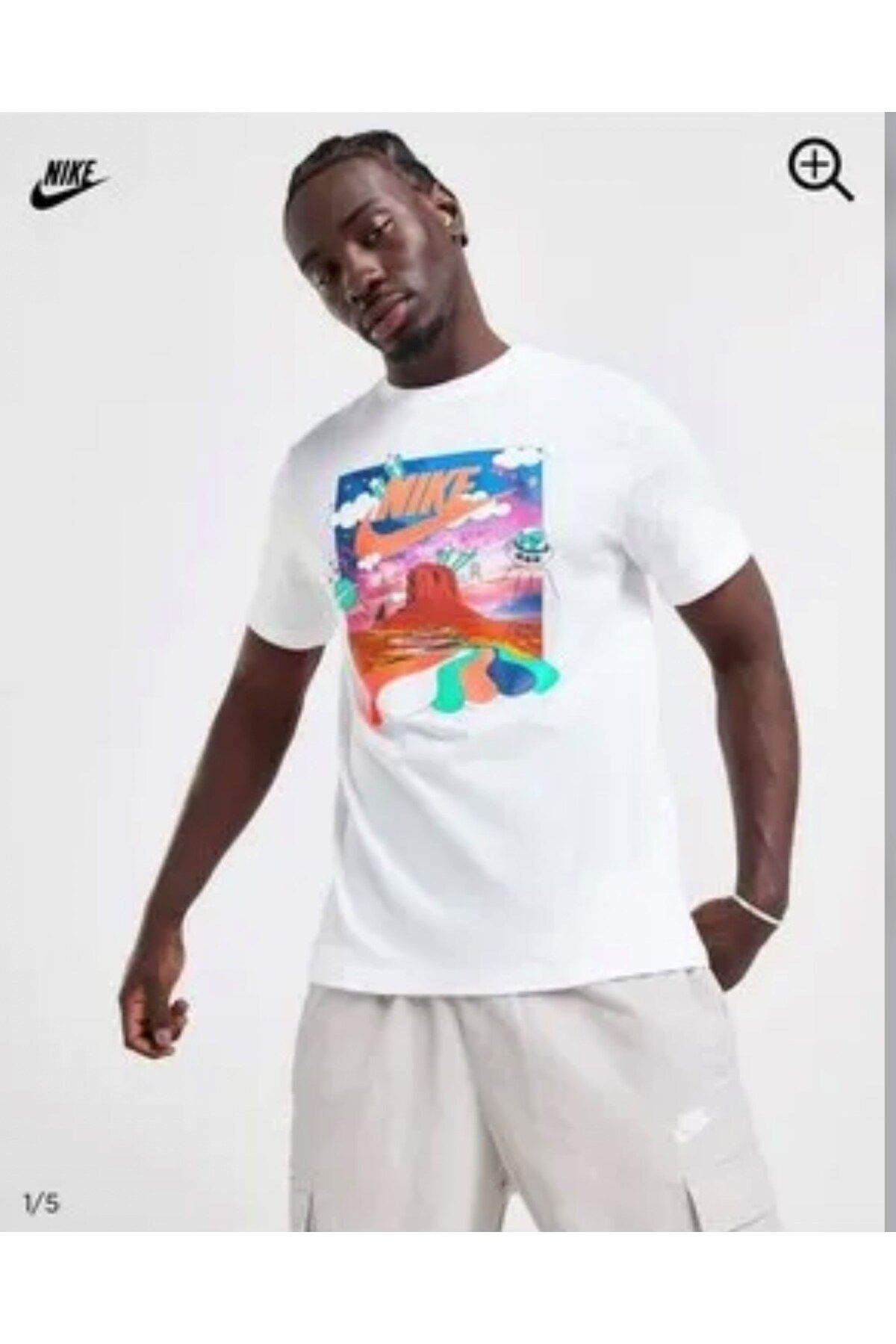 Nike NSW Black Light Photo Tee Erkek Tişört hj5468-100