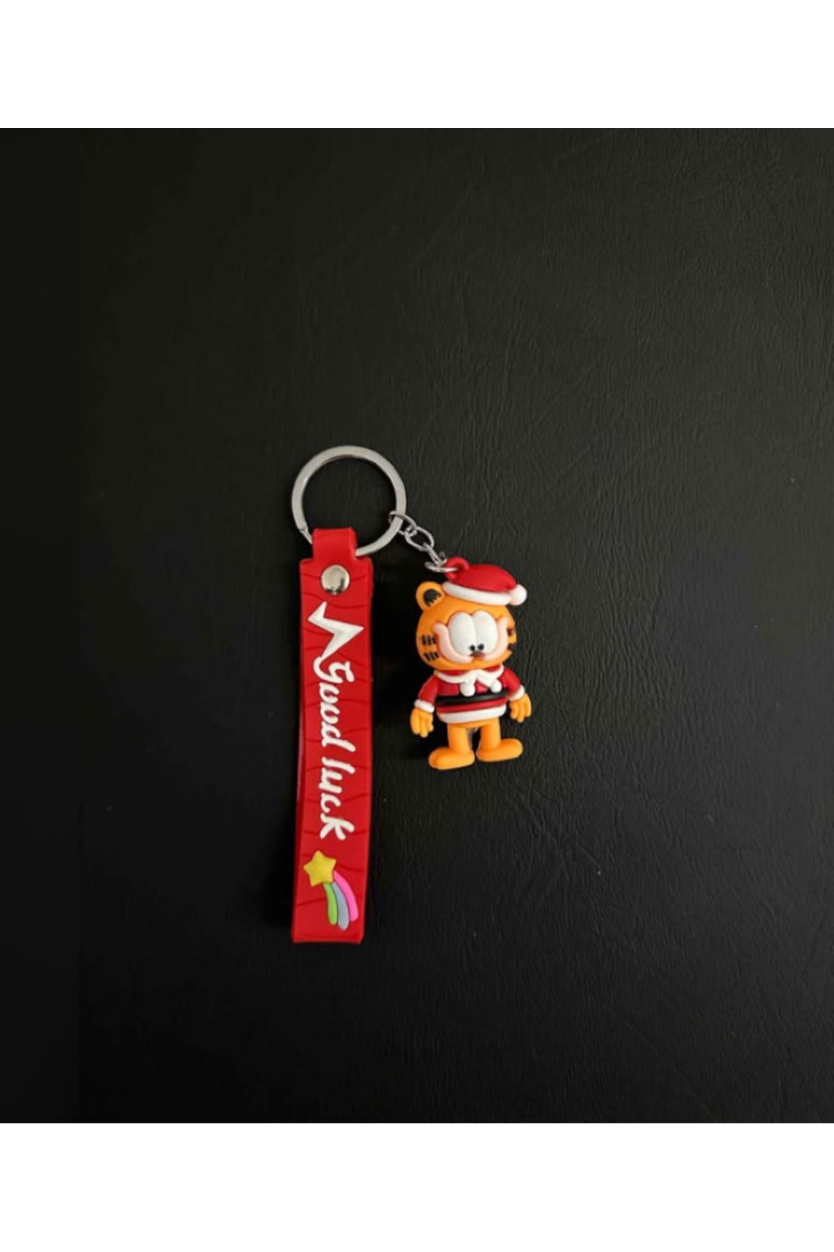 Bizde Ne Yok ki Garfield Korsan Kedi 3D Anahtarlık Oyuncak Ve Çanta Aksesuarı