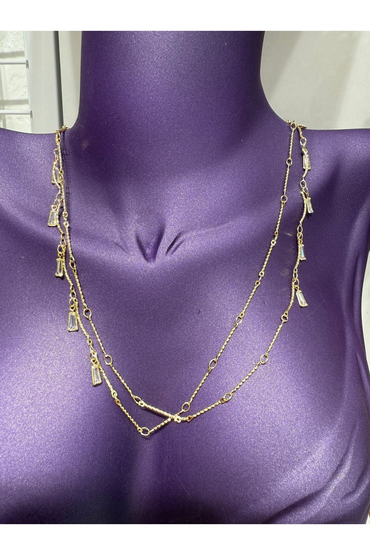 My violet accesorize VİP 14 K ZİRKON TAŞLI KOLYE