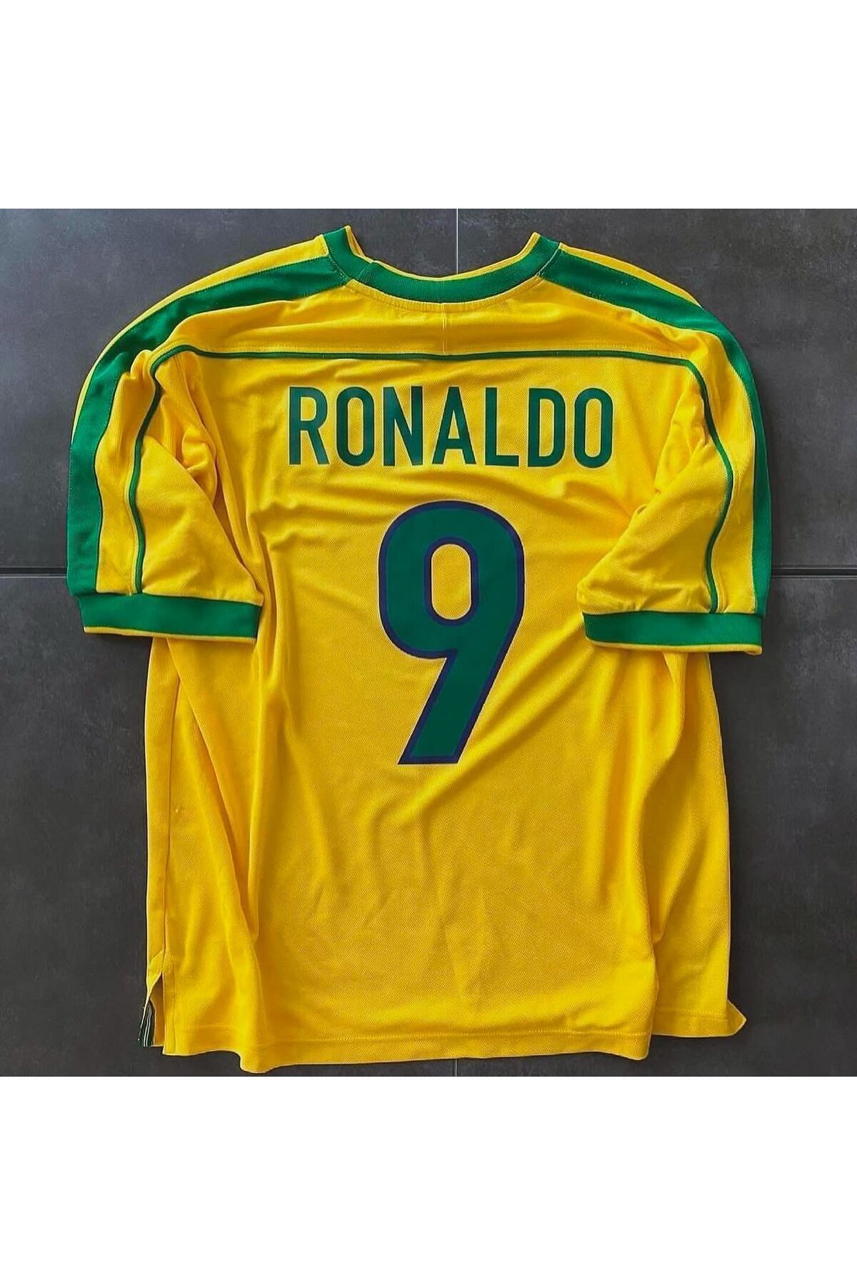 FEEL STYLE Brezilya Milli Takımı 98 Dünya Kupası Ronaldo Nazaro Nostalji Forması