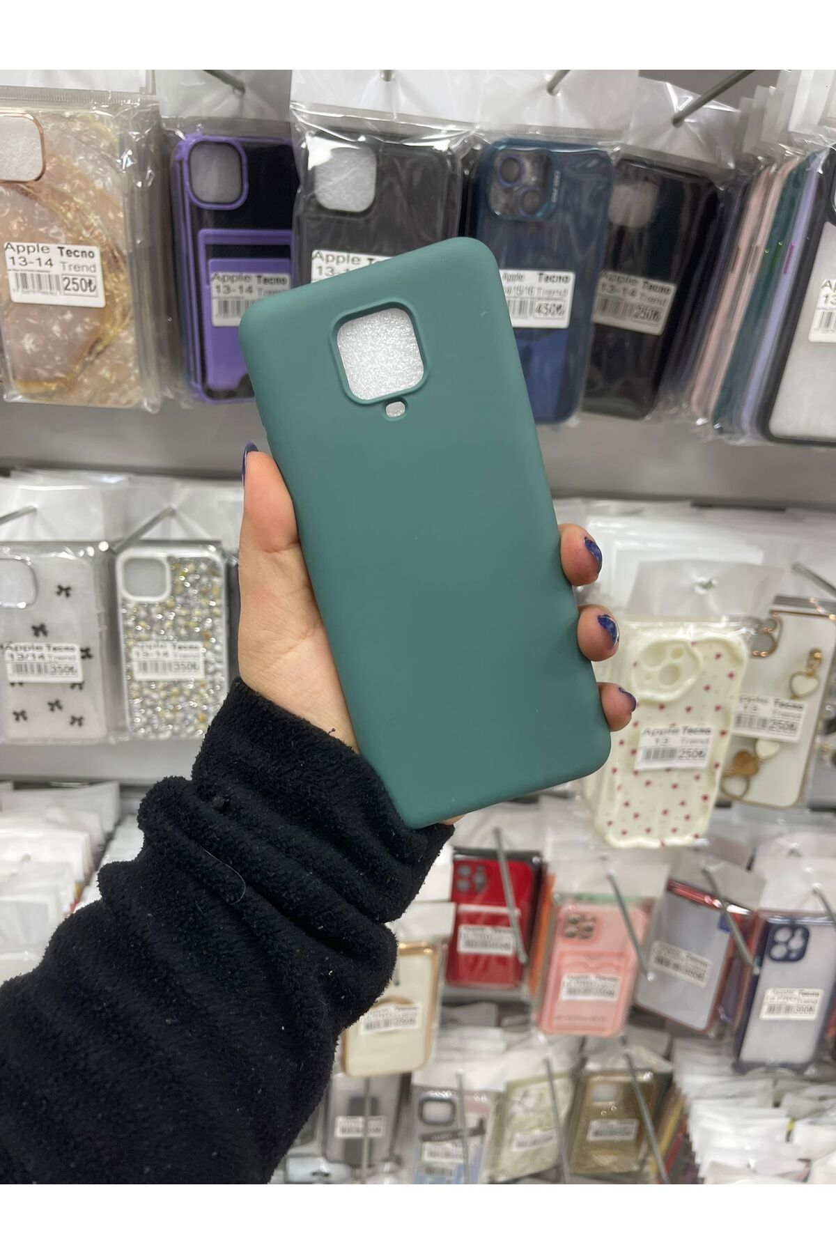 TECNOTREND Redmi Note 9 Pro/Note 9s Uyumlu Mara Lansman silikon kılıf