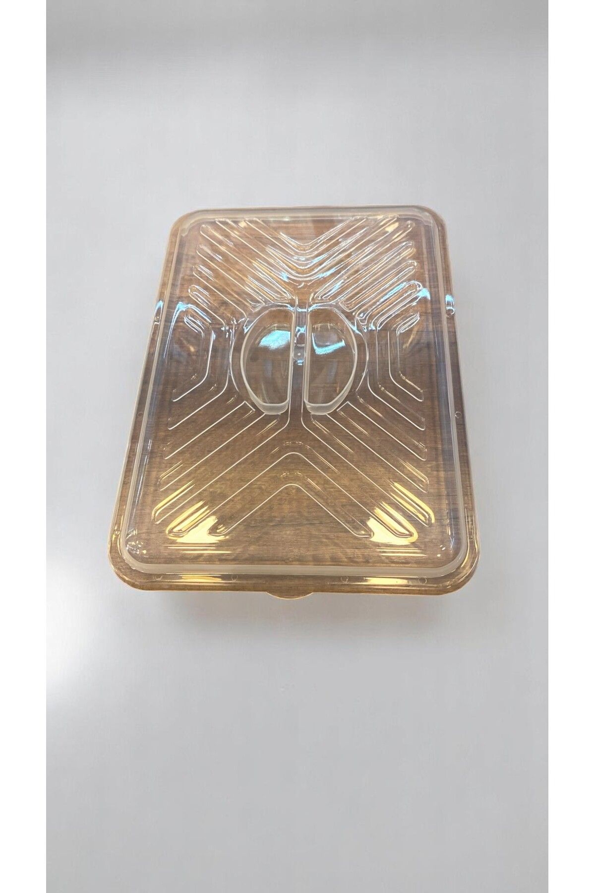 CocoVia-Decorative Transparent Design Pyrex Lid Rectangular Pyrex Lid Food Preservation Lid Standard Size 4