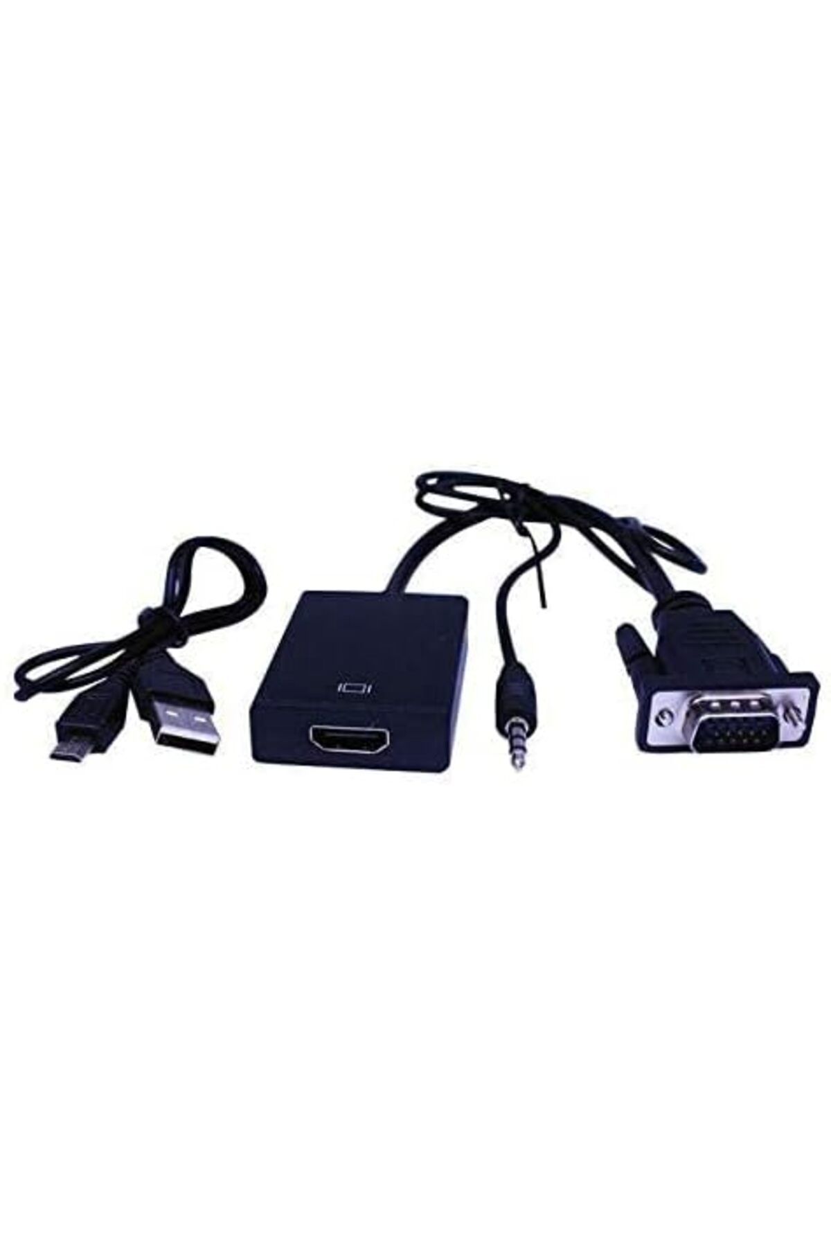 Other-VGA to HDMI Converter Adapter, VGA Male to HDMI Female Cable with 1080P HD Video and Audio Support 3