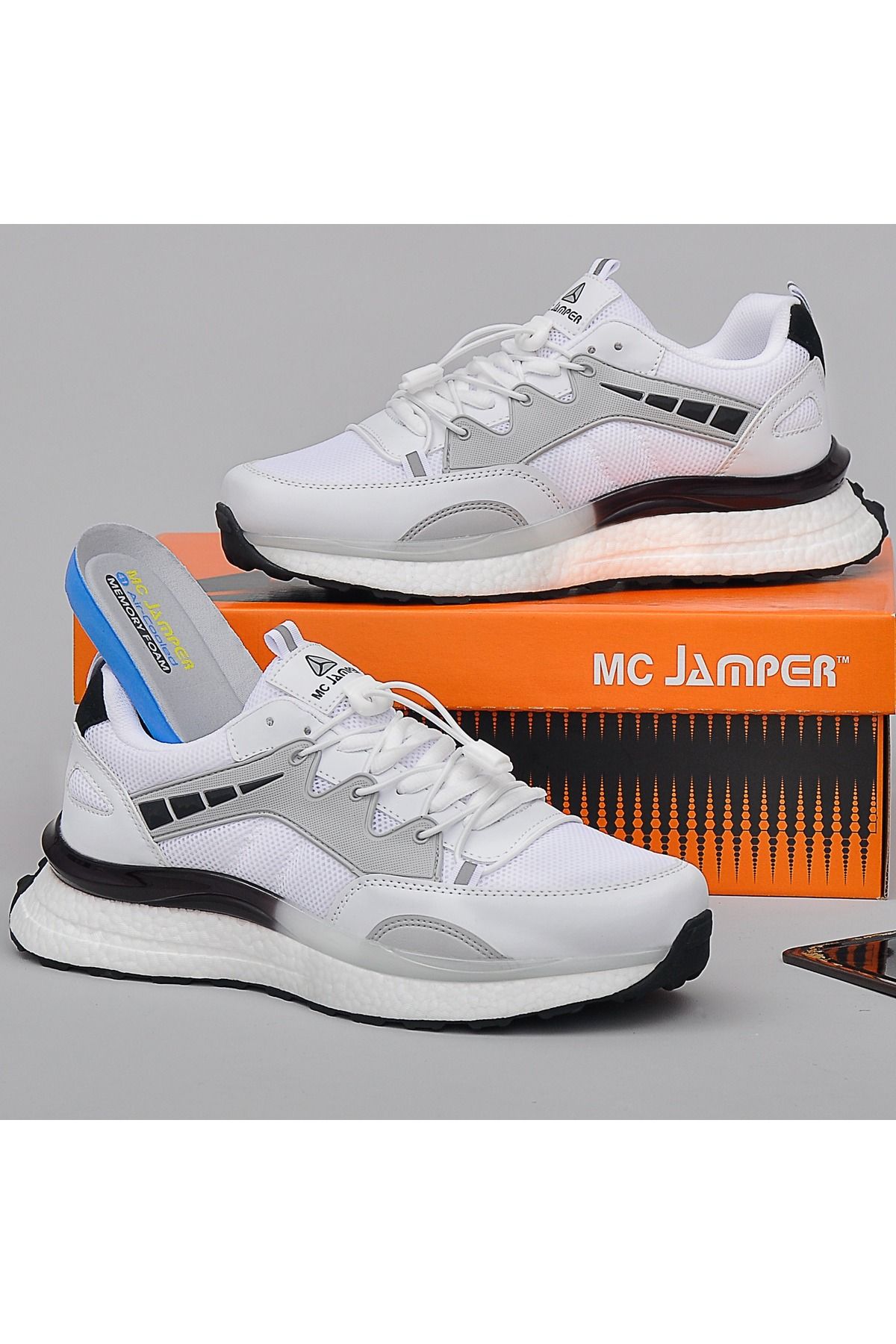 BeLq MC jamper erkek spor ayakkabısı beyaz