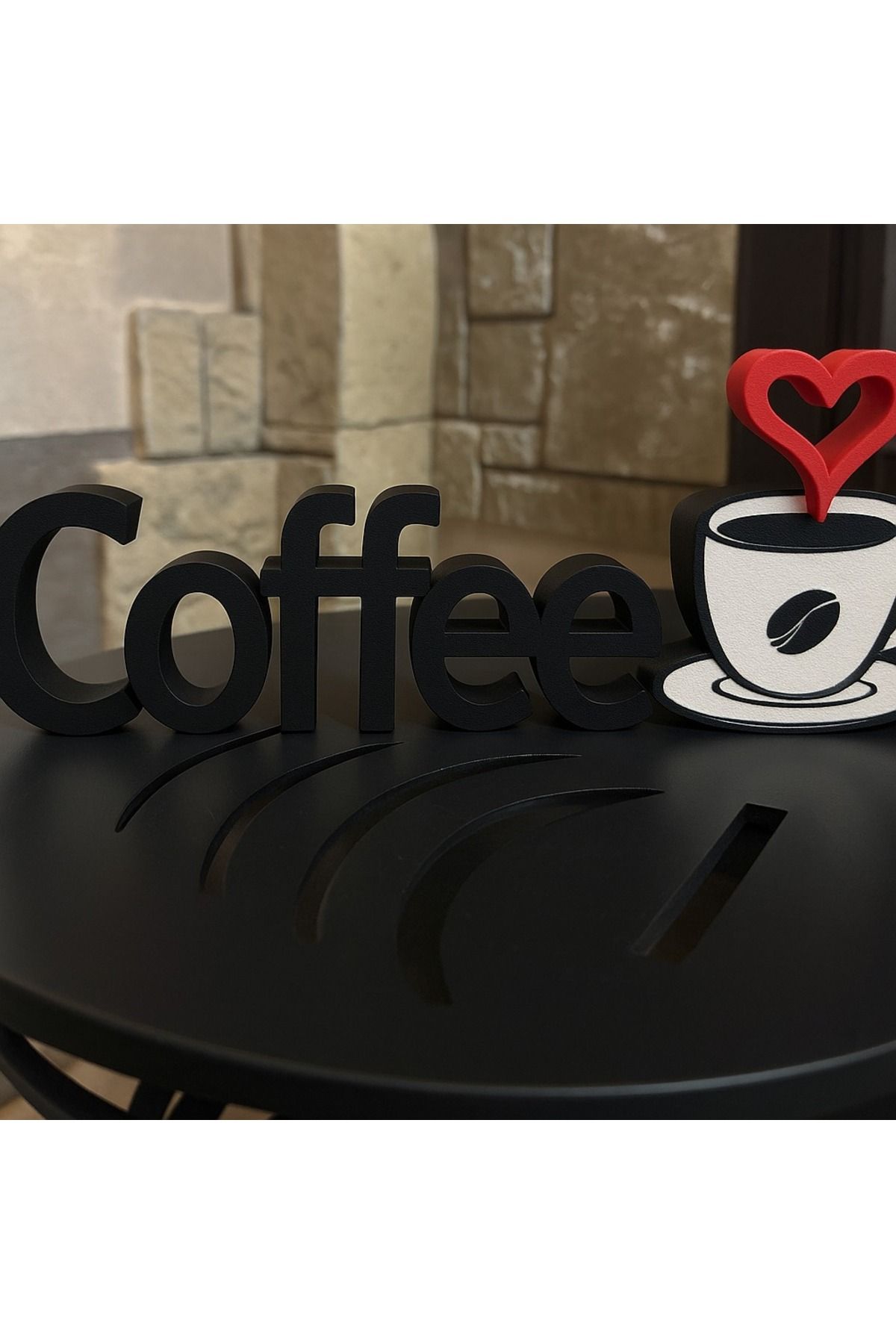 bevex Kahve Köşesi Dekoru Coffee Yazısı