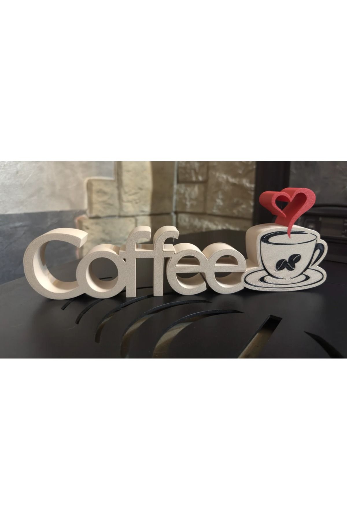 bevex Kahve Köşesi Dekoru Coffee Yazısı