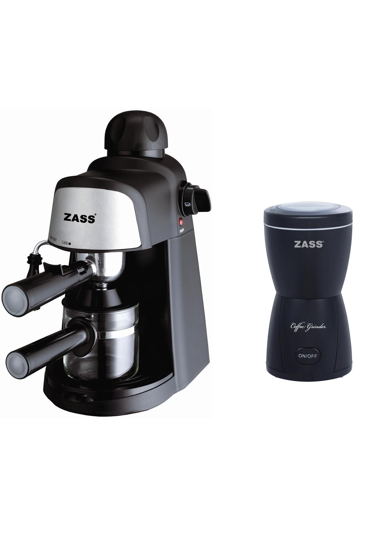 Zass Pachet Espressor Manual Zem 05 Cu Râșniță Zcg 05 - One Size