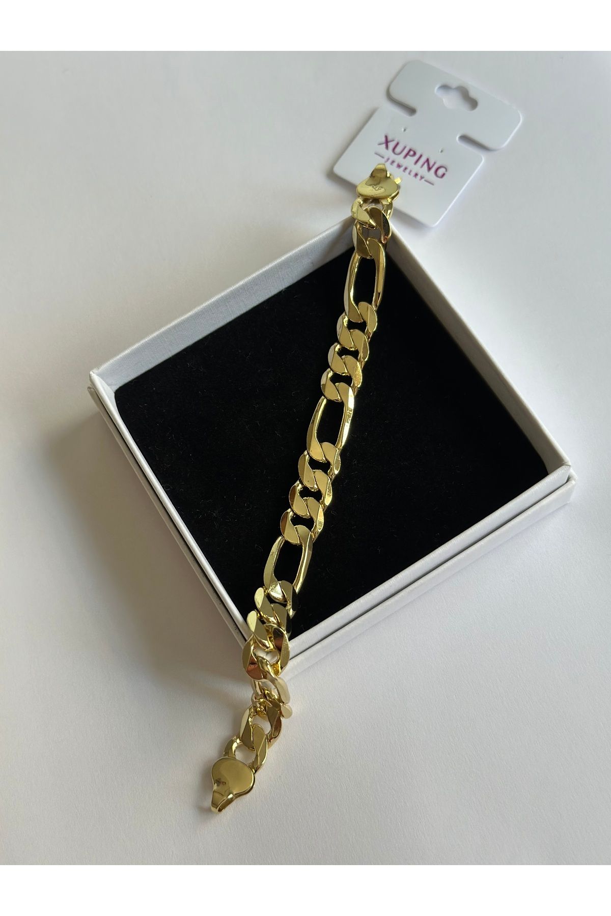 NİSSBEBE XUPİNG JEWELRY VİP Bileklik 14K KARARMAZ Xuping Çelik Bileklik (DOĞALTAŞ BİLEKLİK HEDİYE)