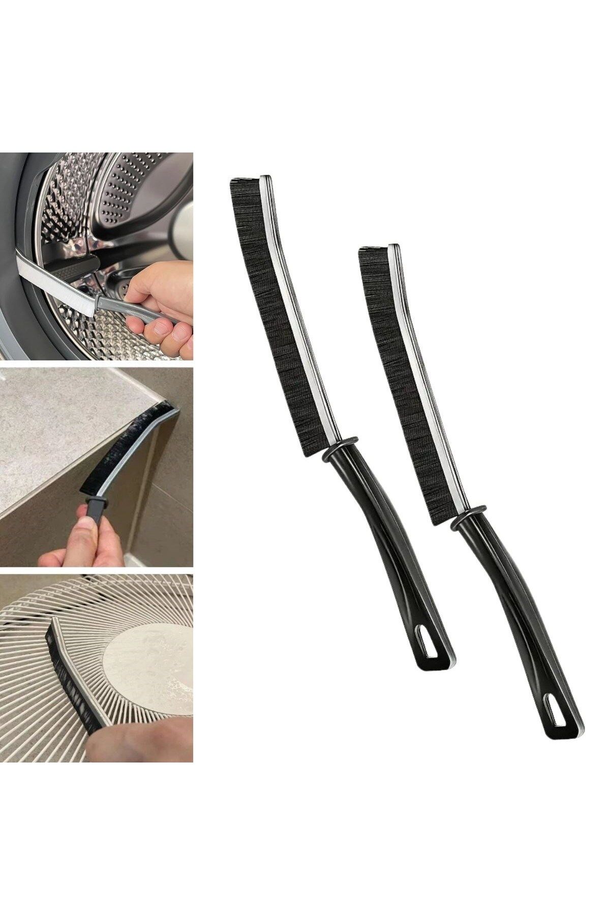 swilex 2li Çok Amaçlı Multi Ince Temizlik Fırçası Derz Arası Banyo Mutfak Lavabo Detay Temizleme Fırçası