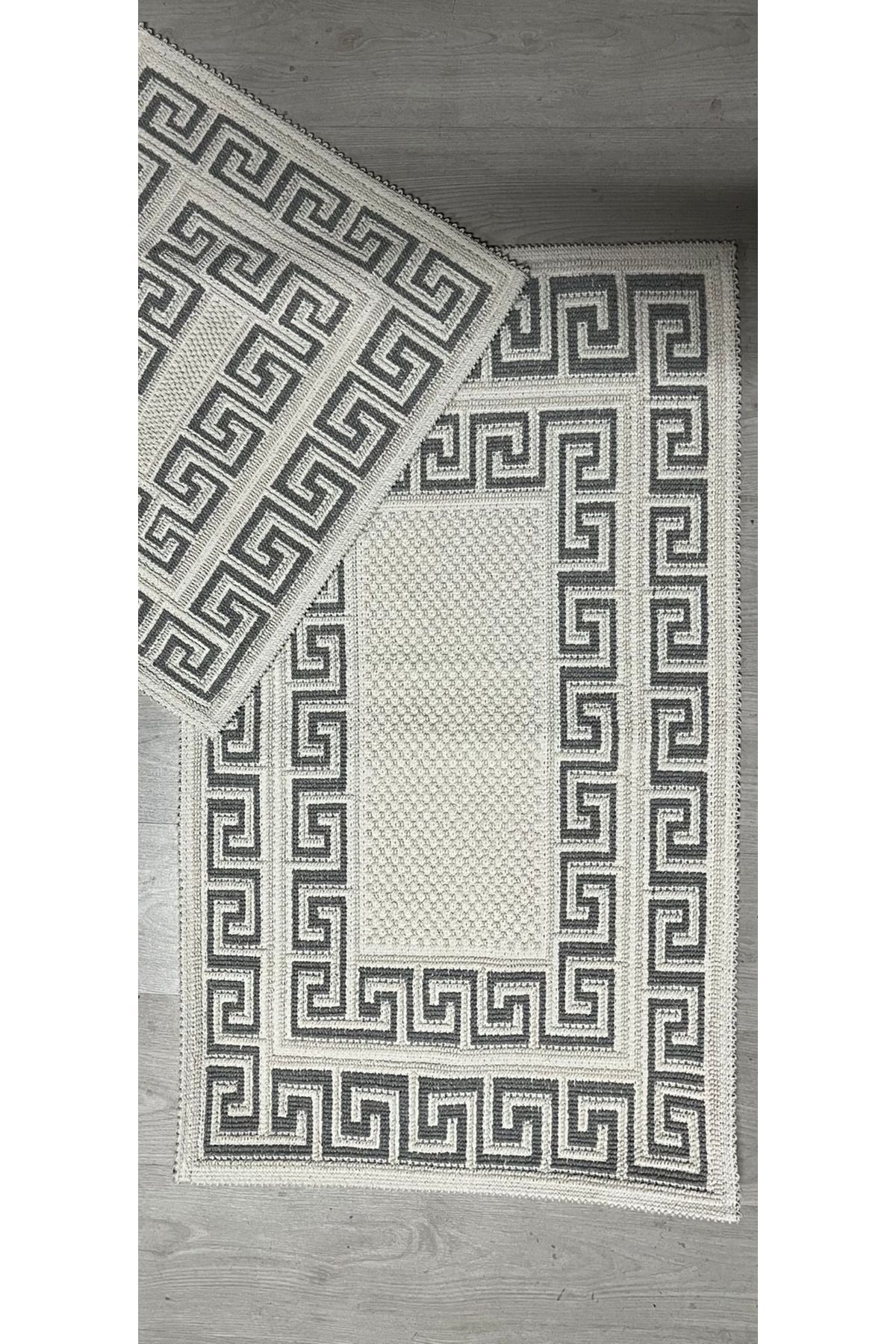 Çelsa Home Bukle 2'li Banyo Paspas Takımı Versaj Gri