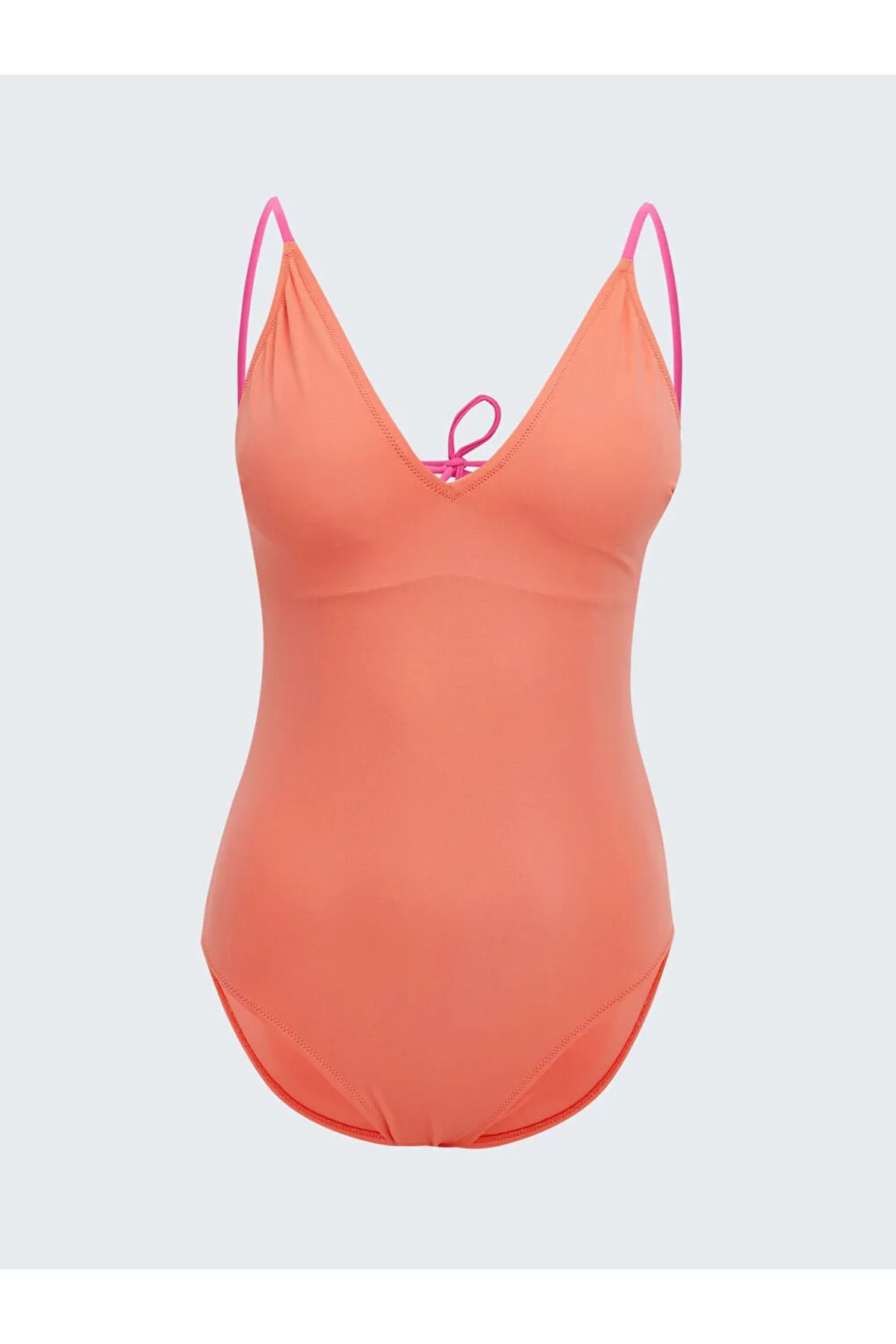 LC Waikiki LCW DREAM Turuncu V Yaka Kadın Mayo