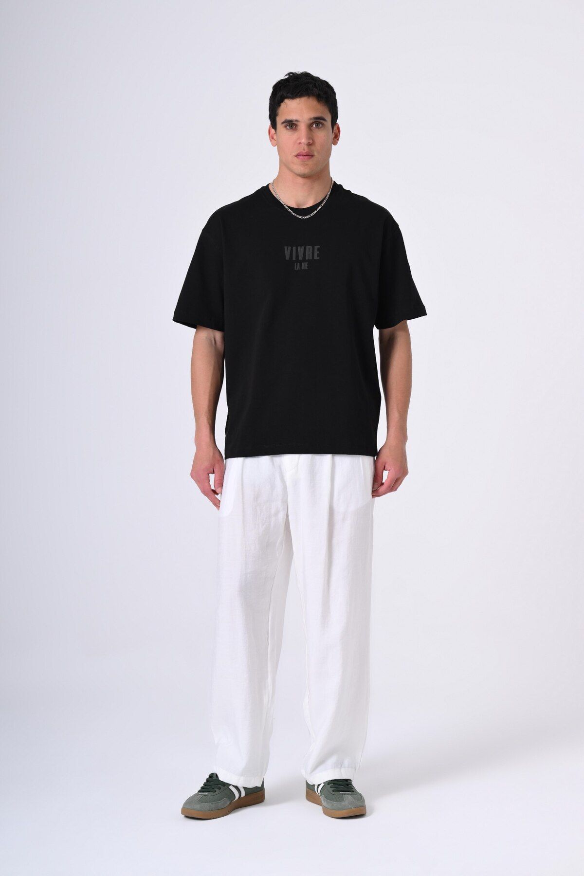 Nyctophilia Wear Özel Tasarım Kabartma Baskılı, Yazı Detaylı Oversize T-Shirt