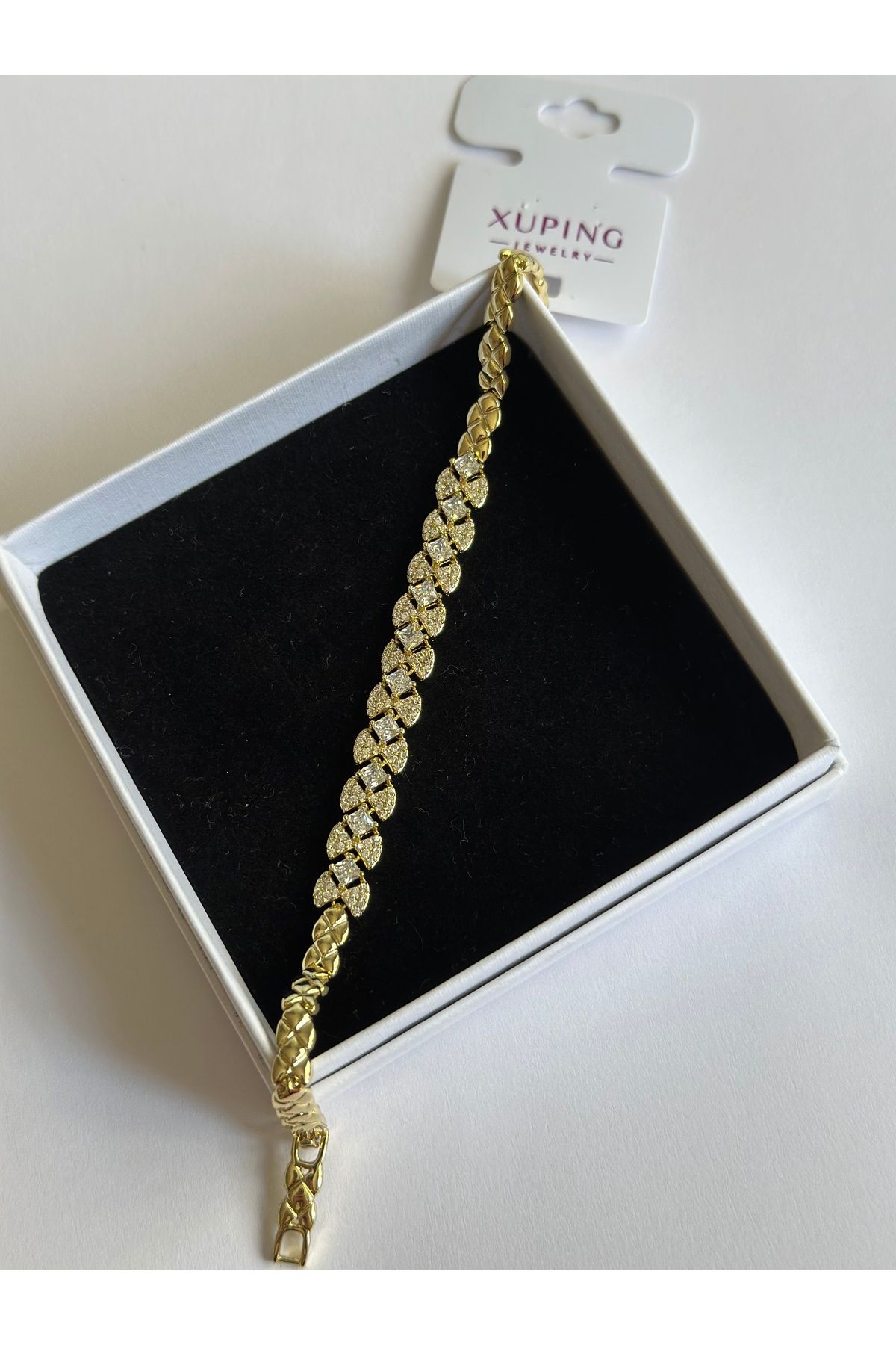 NİSSBEBE XUPİNG JEWELRY VİP Bileklik 14K Renk KARARMAZ Çelik Bileklik (DOĞALTAŞ BİLEKLİK HEDİYE)