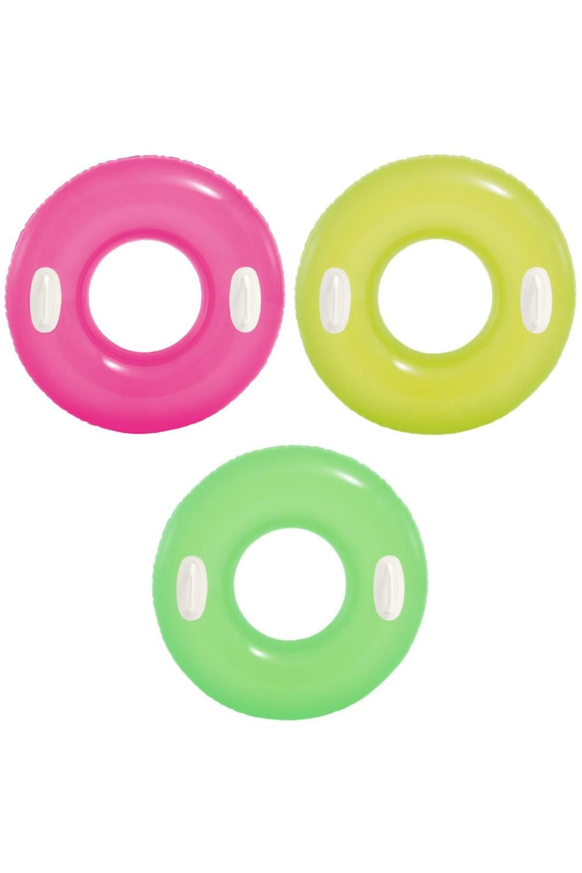 NEZADE STORE Tutunmalı Parlak Simit 76 Cm İntex - 59258 (Lisinya)