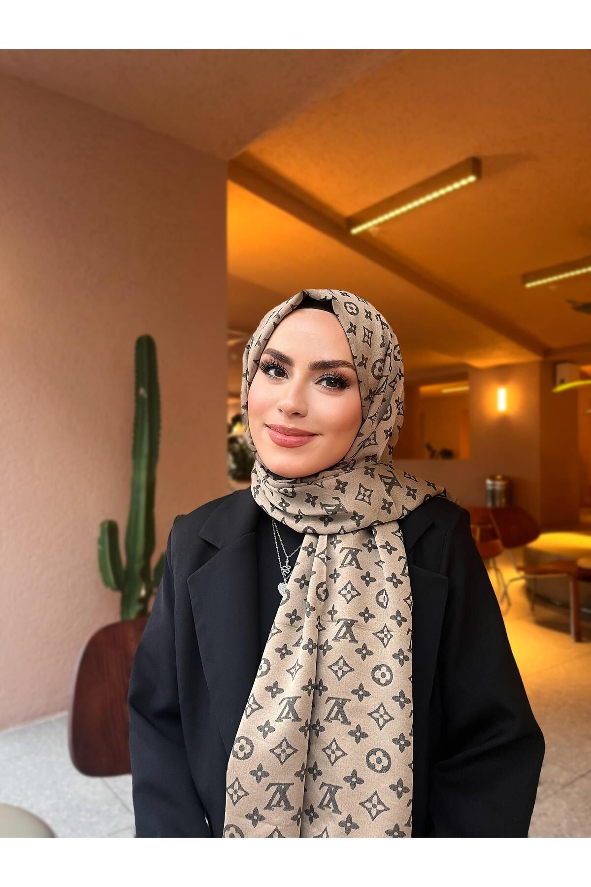 MODA ÇİFT TARAFLI DESENLİ İPEK KAŞMİR ŞAL