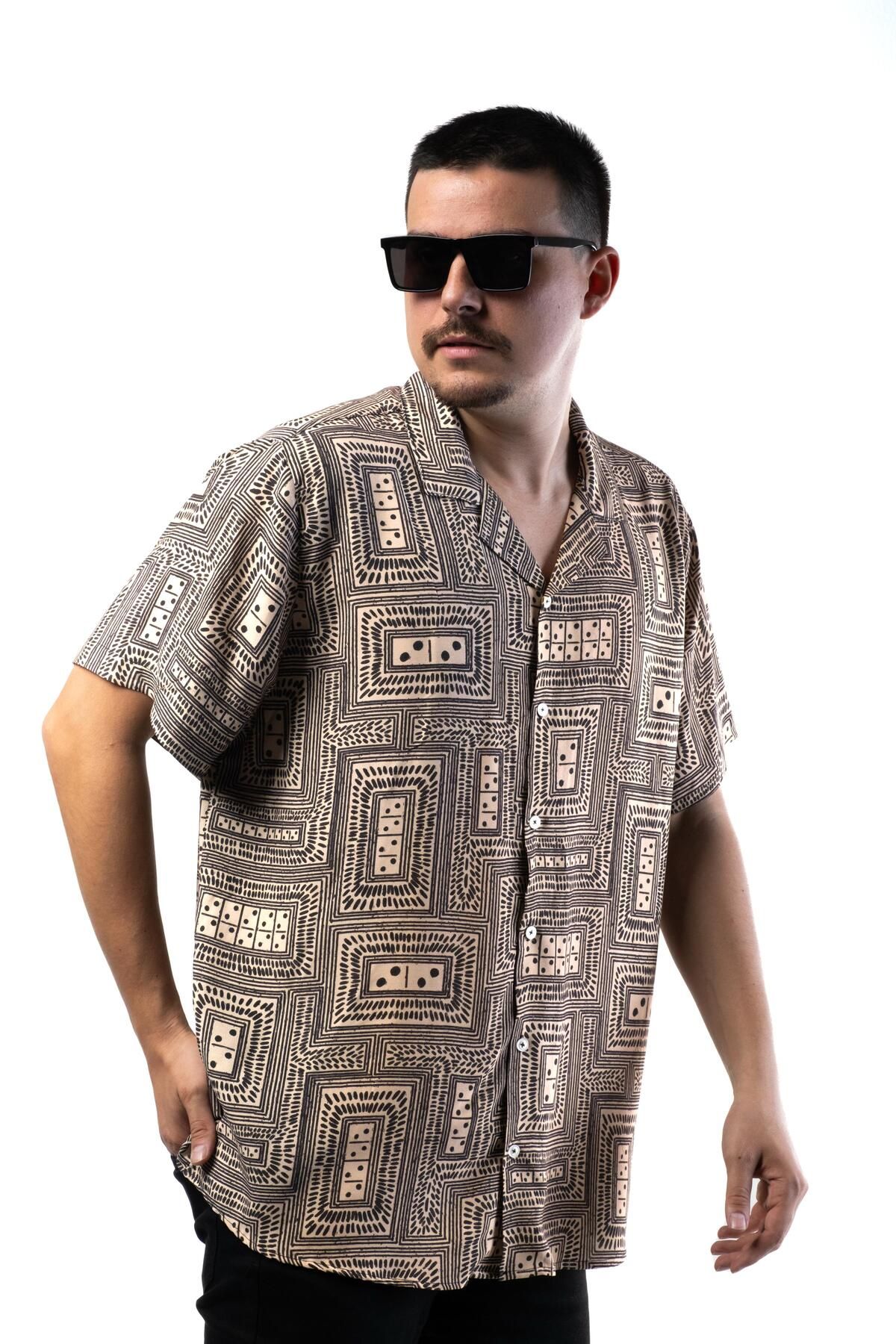 SÖR BÜLEND Büyük Beden Yazlık Hawaii Gömlek