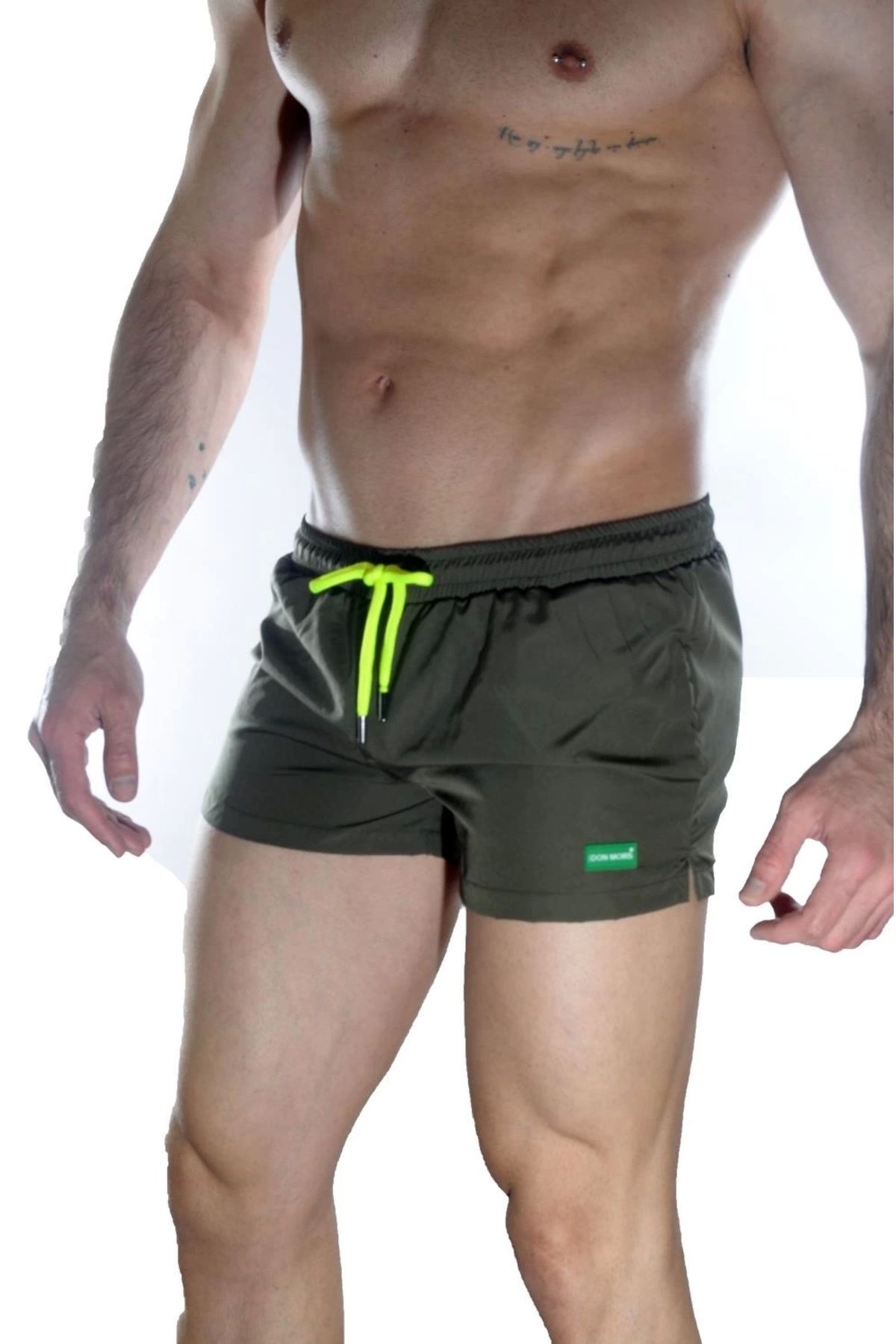 sepya Erkek Yeşil Mini Mayo Short