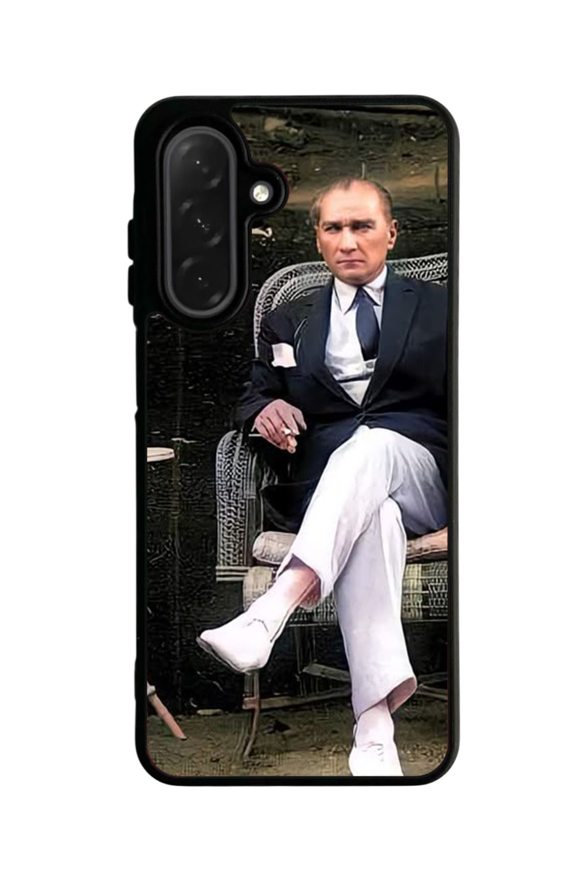 Aksel Kılıf Samsung Galaxy A16 Uyumlu Mat Siyah Kılıf – Yumuşak Silikon, Koruyucu, Şok Emici Kapak
