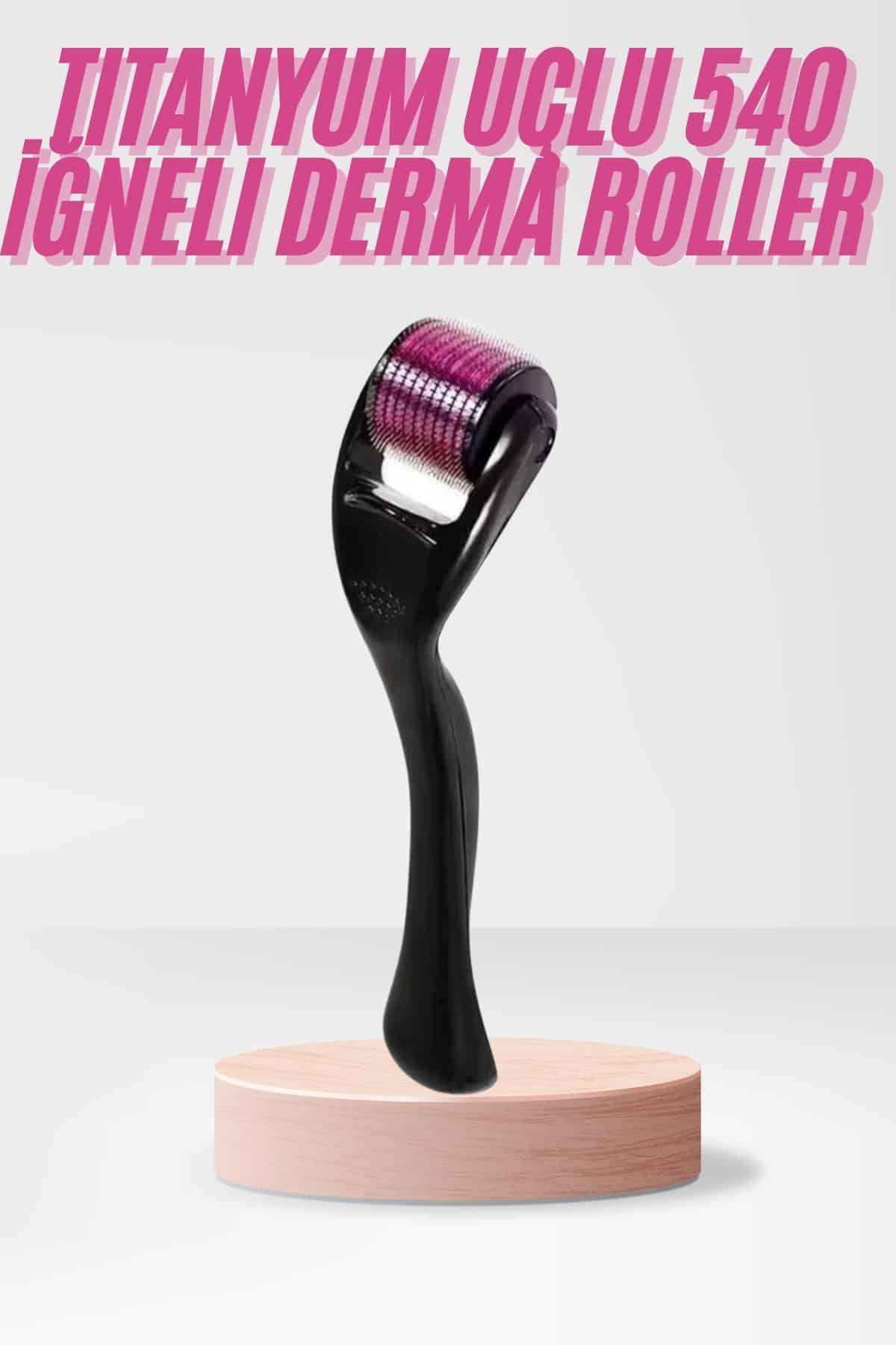 ASTRALTECH 540 Iğneli Derma Roller 1Mm Titanyum Uçlu Saç Kaş Serum Kullanımına Uygun