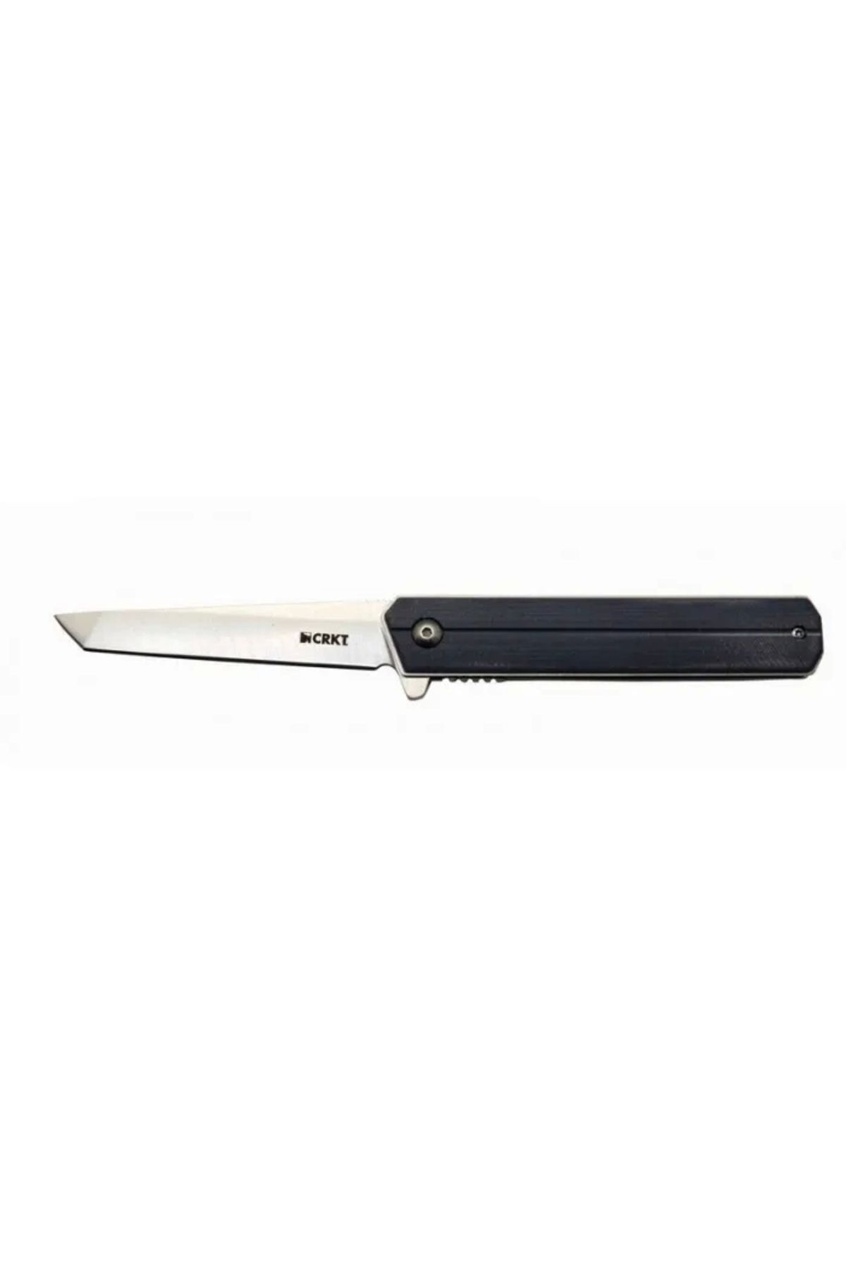 YenisiniAl Crkt 15ff Gri Tasian Tanto Çakı 20 Cm , Deri Kılıflı