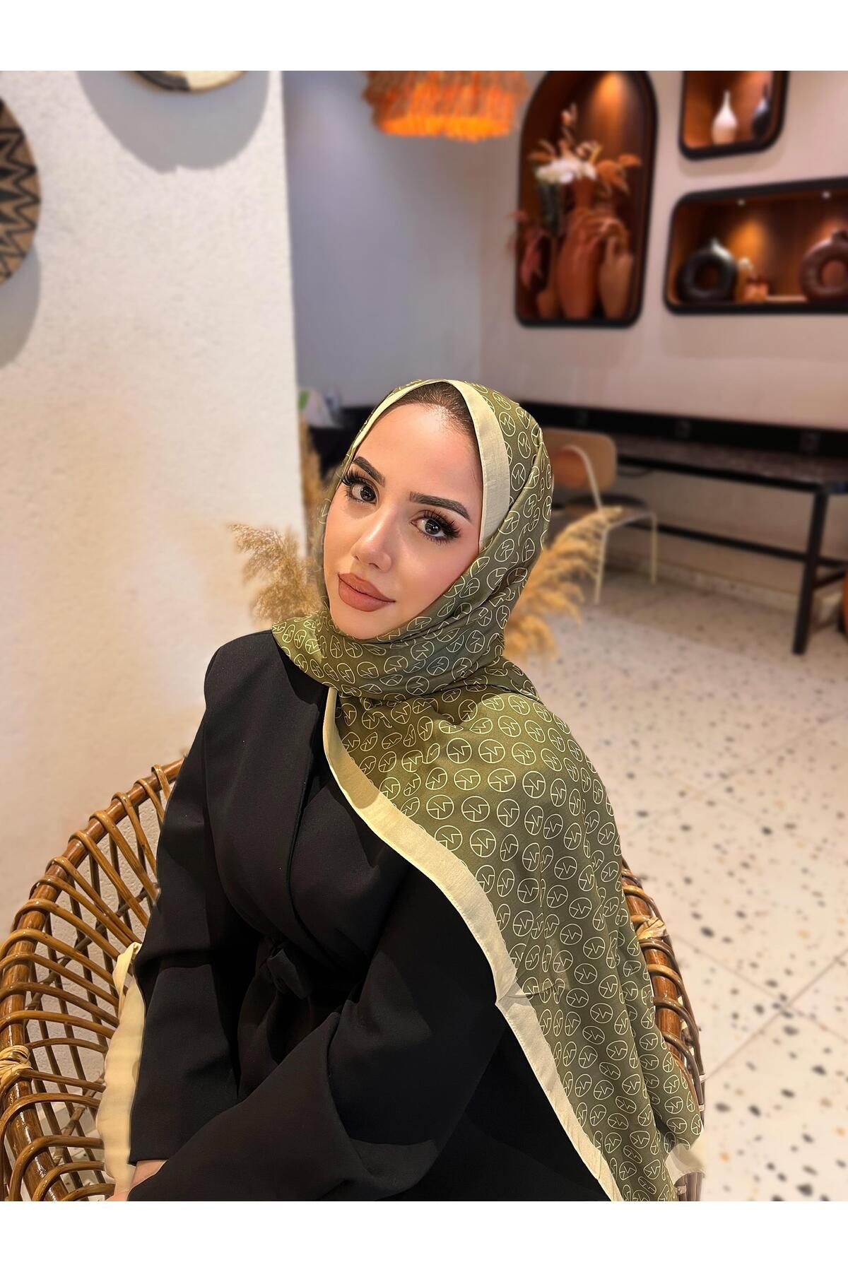 MODA MK DESENLİ PAMUK ŞAL