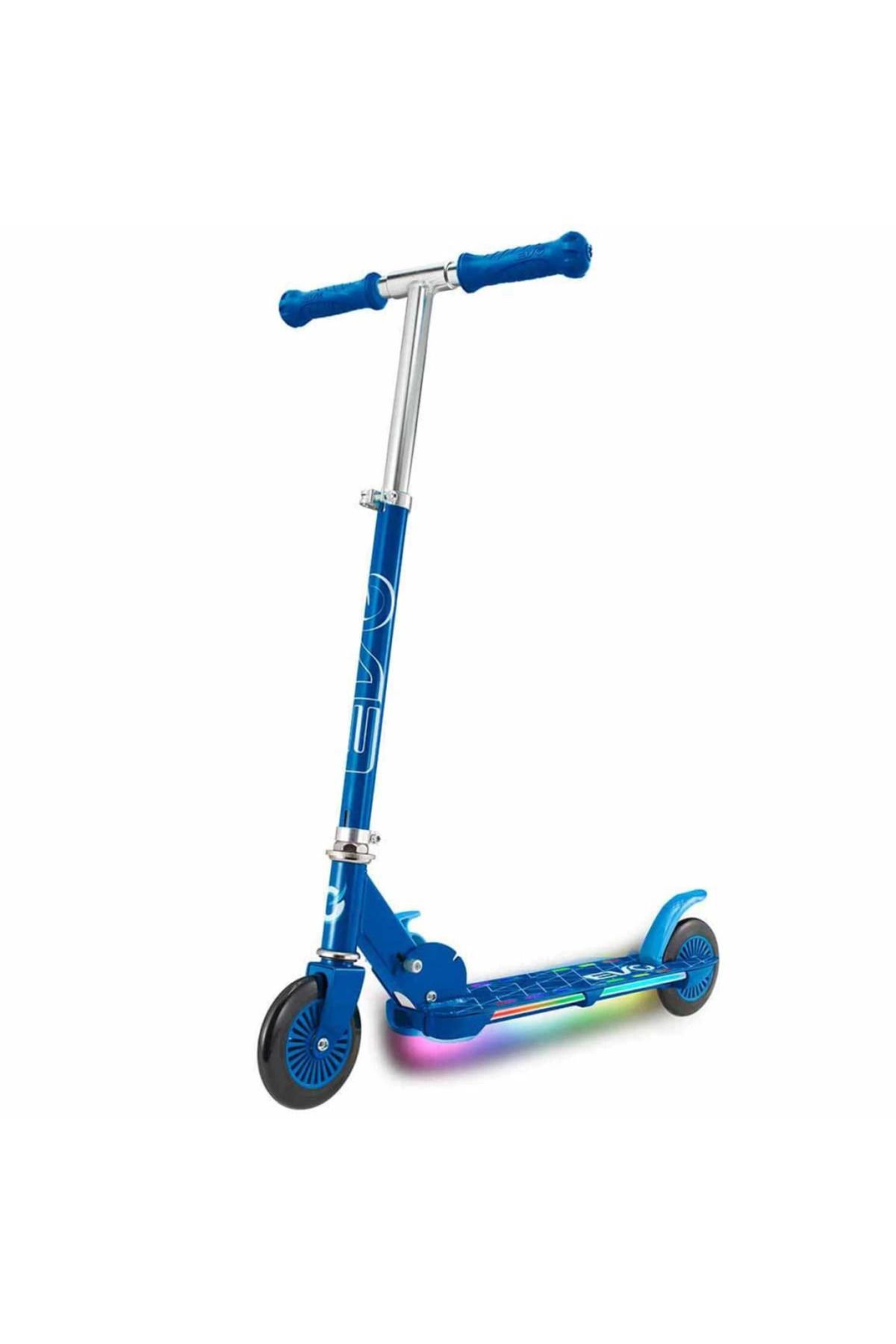 NW NessiWorld Evo 2 Tekerlekli Flash Işıklı Mavi Scooter