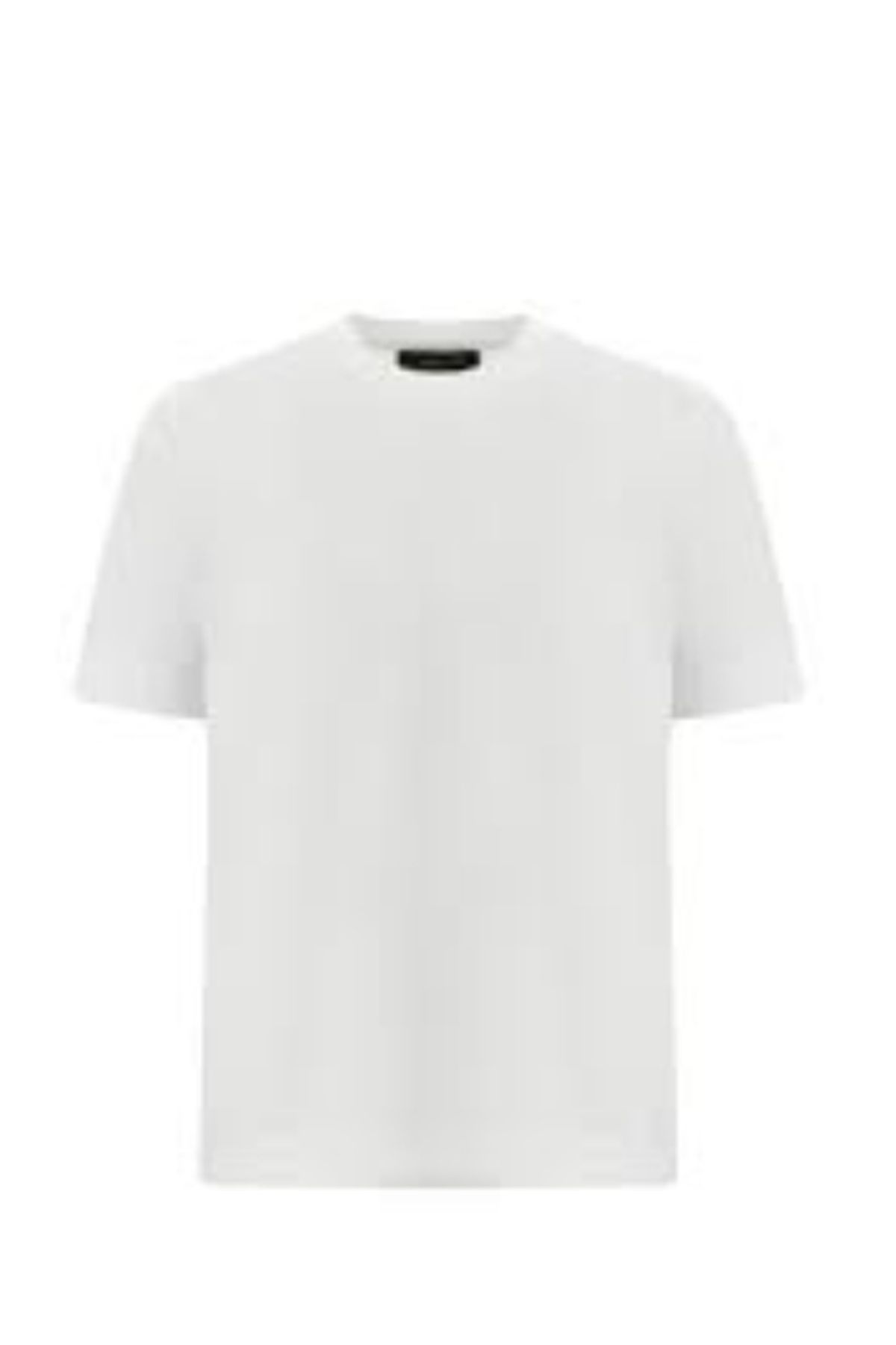 magiya Beyaz bisiklet yaka tshirt