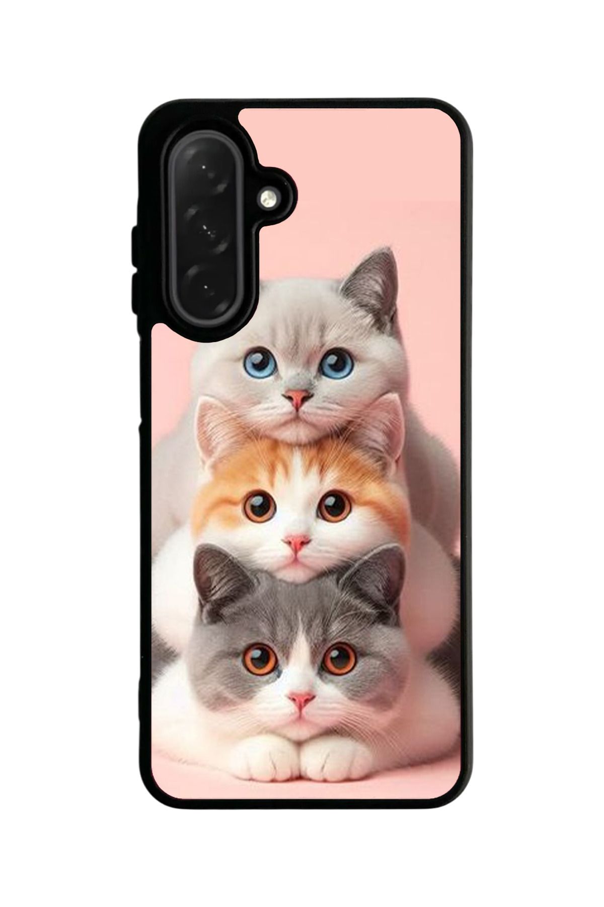 Aksel Kılıf Samsung Galaxy A26 Uyumlu Mat Siyah Kılıf, Yumuşak Silikon, Koruyucu, Şok Emici Kapak Kılıf
