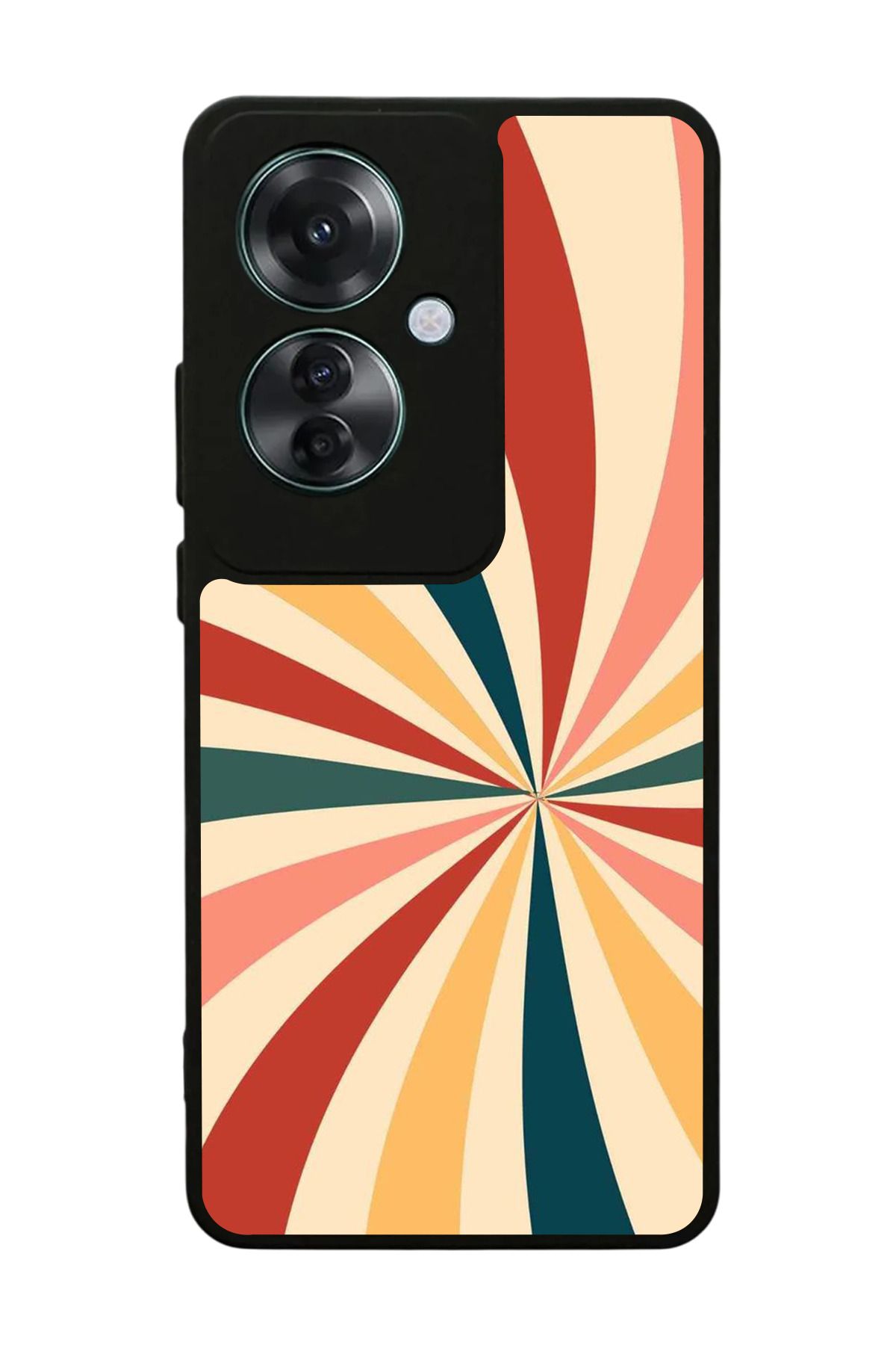 OPPO Reno 11F Uyumlu Mat Siyah Kılıf – Yumuşak Silikon, Koruyucu, Şok Emici Kapak