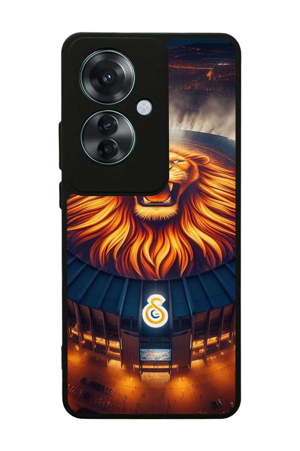 OPPO Reno 11F Uyumlu Mat Siyah Kılıf – Yumuşak Silikon, Koruyucu, Şok Emici Kapak