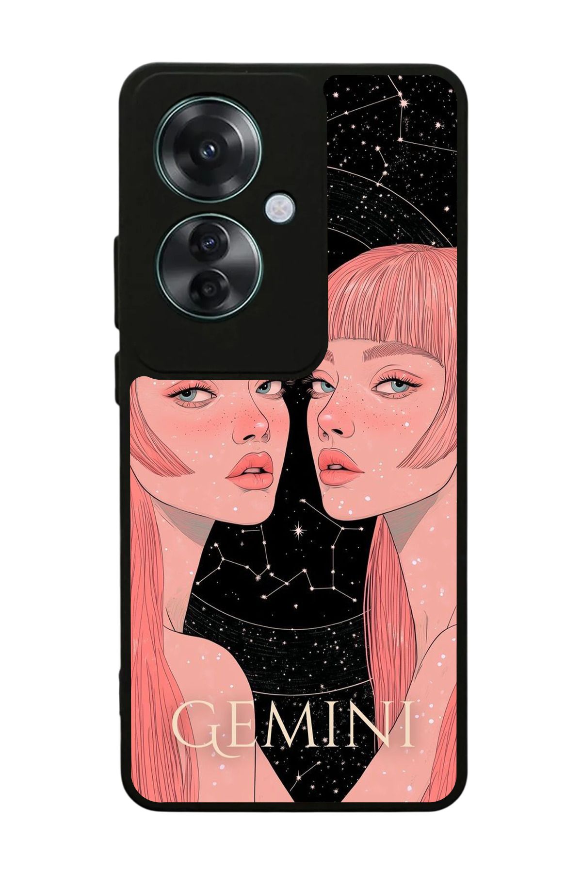 OPPO Reno 11F Uyumlu Mat Siyah Kılıf – Yumuşak Silikon, Koruyucu, Şok Emici Kapak
