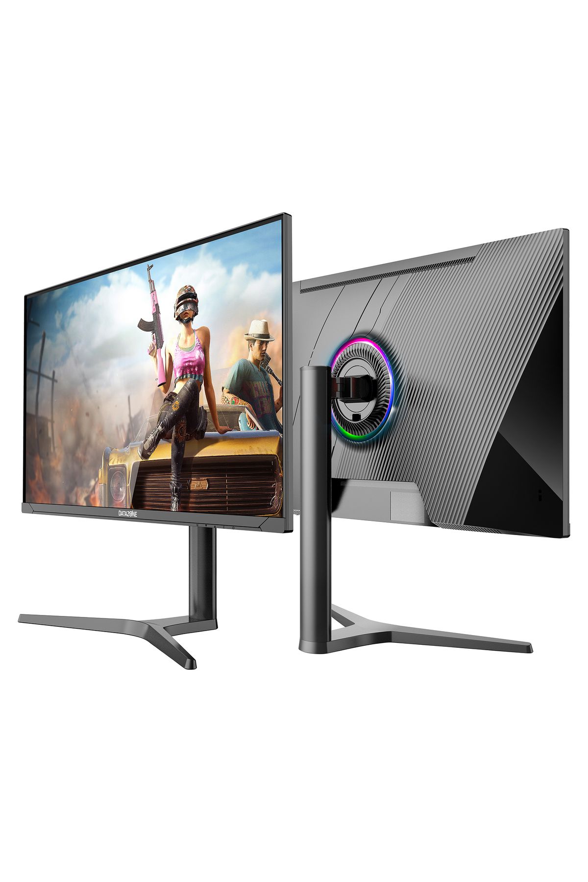 Datazone-27" 2K IPS Gaming Monitor, 165Hz, 1ms, FreeSync, HDR, RGB Backlight, 96% sRGB, Vertical Rotate 2