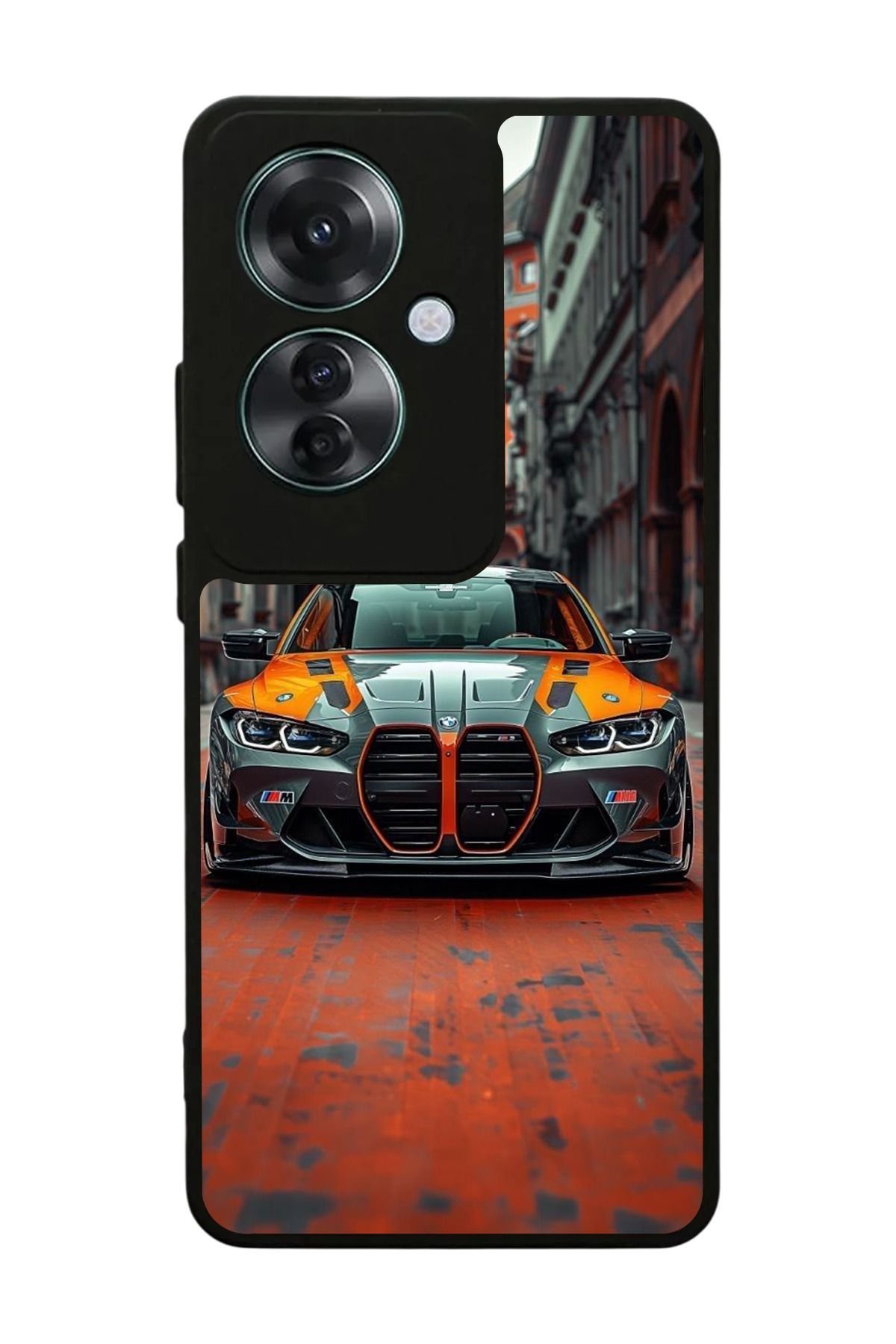 OPPO Reno 11F Uyumlu Mat Siyah Kılıf – Yumuşak Silikon, Koruyucu, Şok Emici Kapak