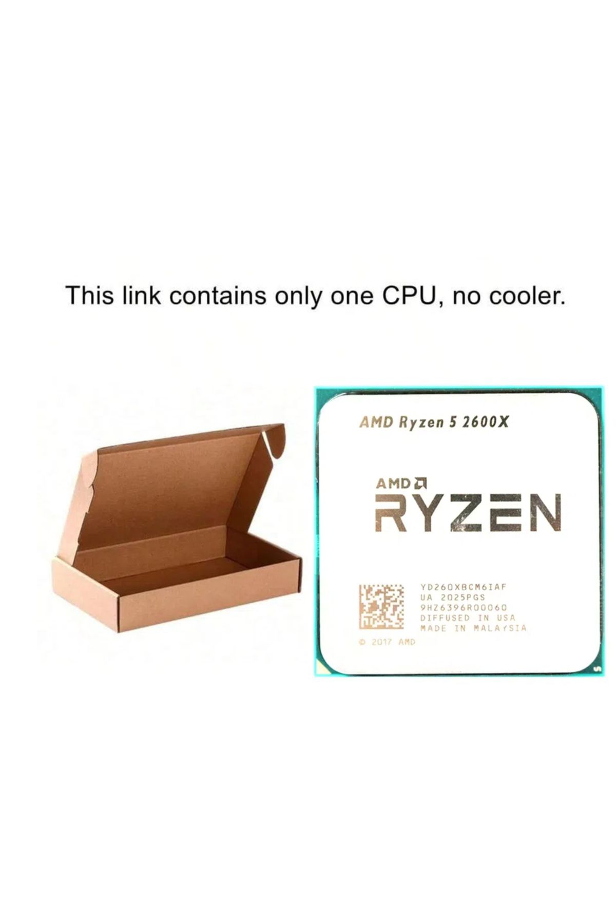 Choice-Amd Ryzen 5 R5 2600x 3.6ghz 6-core 12-thread 95w Cpu Processor Lga Am4 5