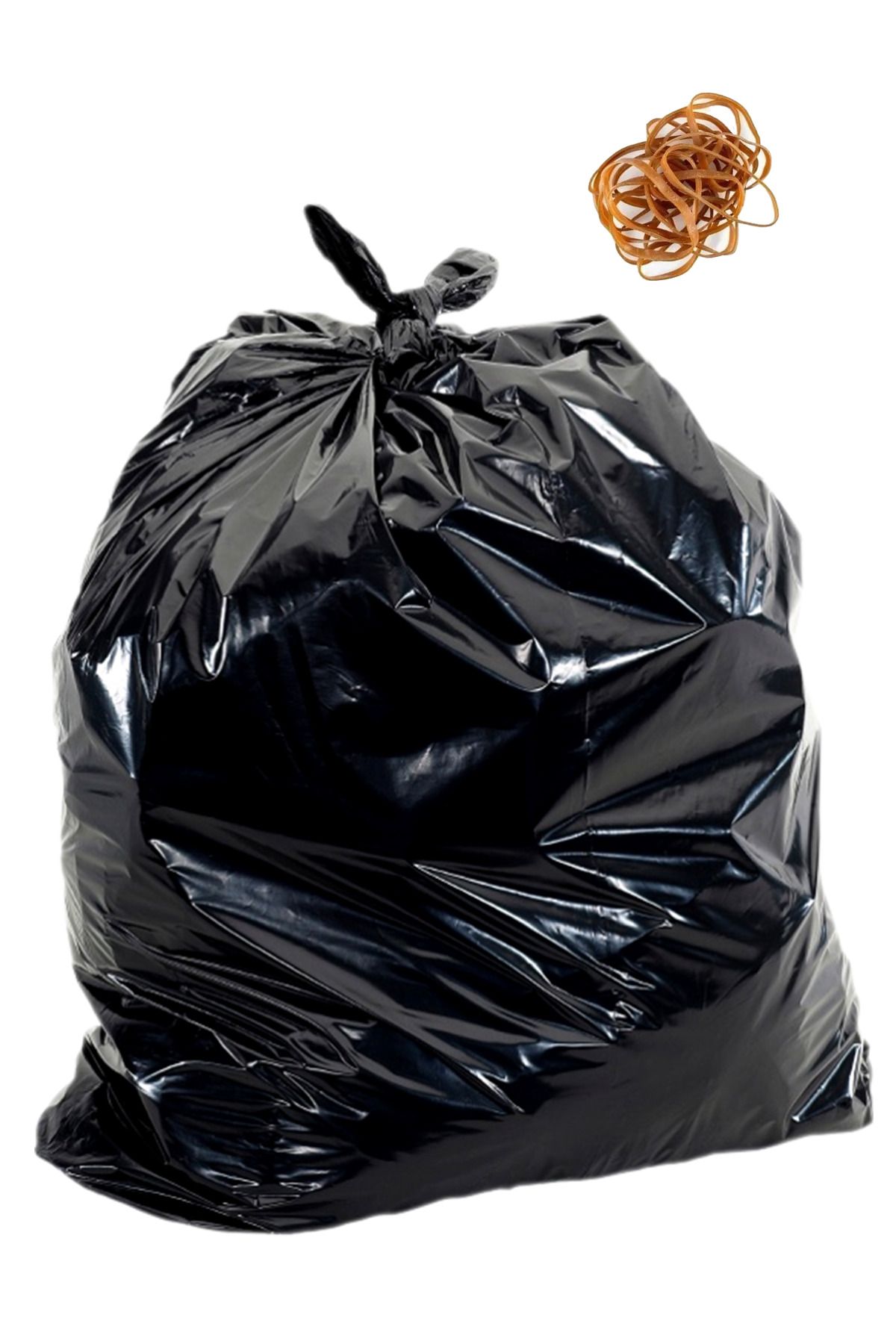 naft 5 Adet 80x110 Cm Siyah Lastikli Ultra Kalın Battal Boy Ev Taşıma Poşeti Taşınma Nakliye Çuvalı