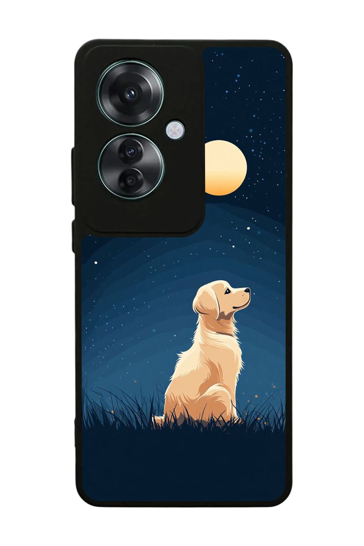 OPPO Reno 11F Uyumlu Mat Siyah Kılıf – Yumuşak Silikon, Koruyucu, Şok Emici Kapak