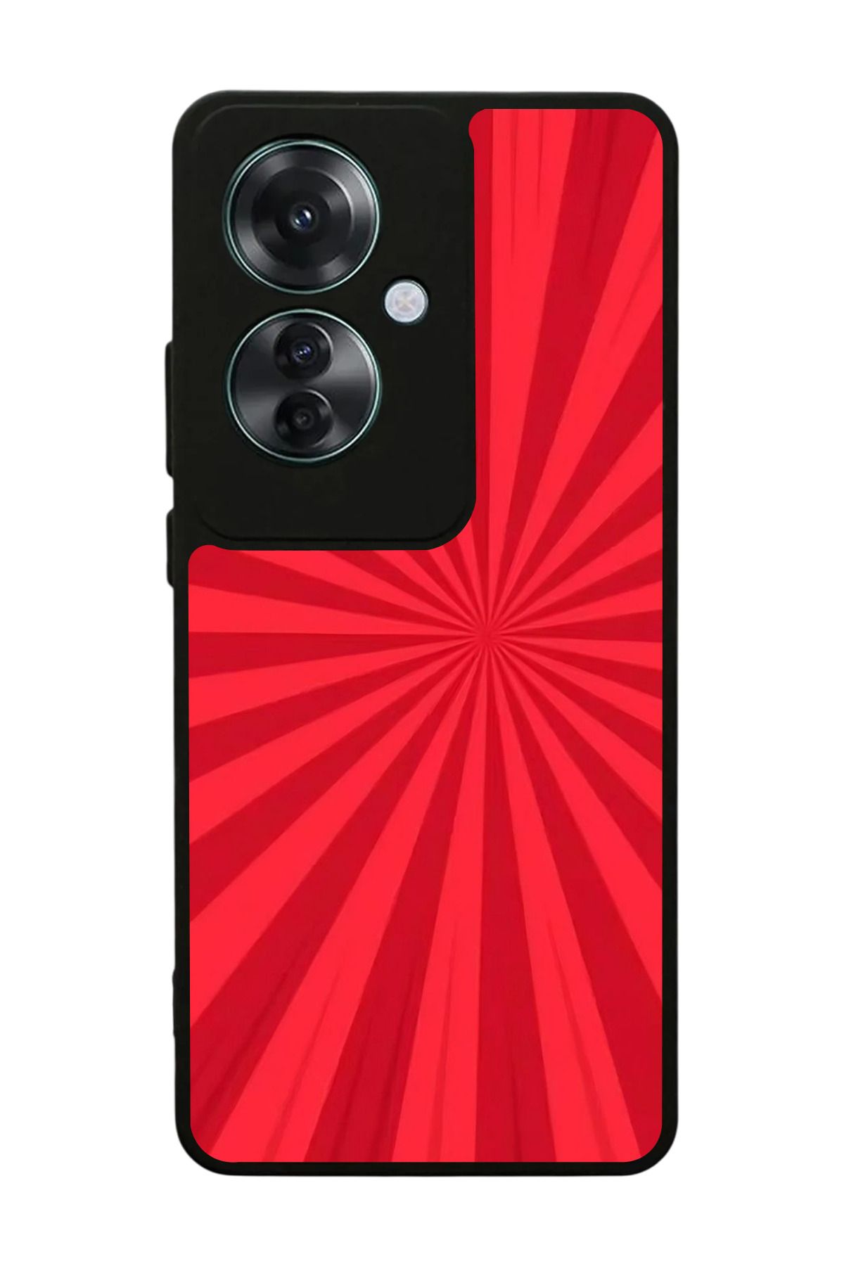 OPPO Reno 11F Uyumlu Mat Siyah Kılıf – Yumuşak Silikon, Koruyucu, Şok Emici Kapak